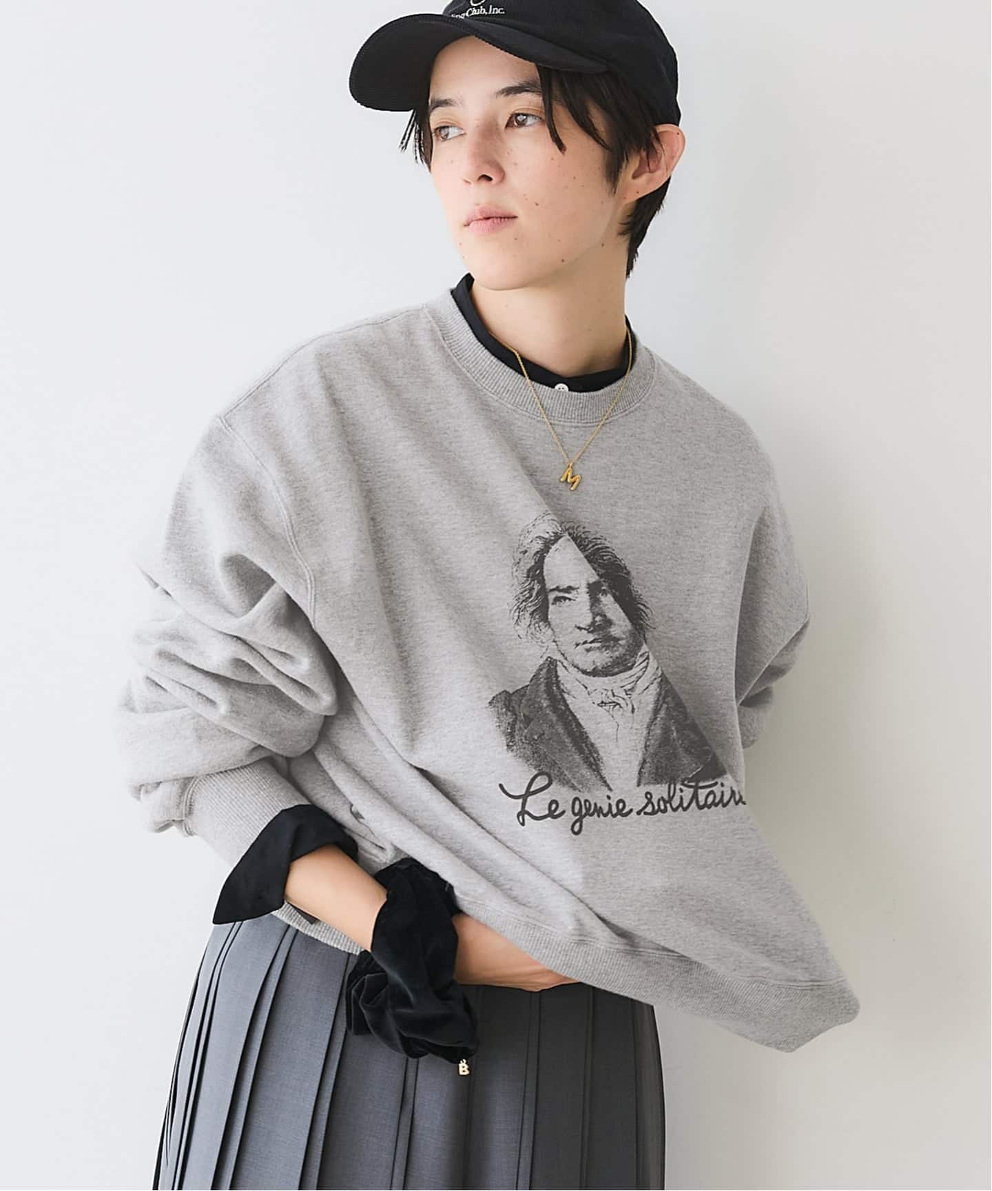 ベートーヴェン スウェット BLACK ベートーヴェンスウェット（スウェット）｜IENA（イエナ