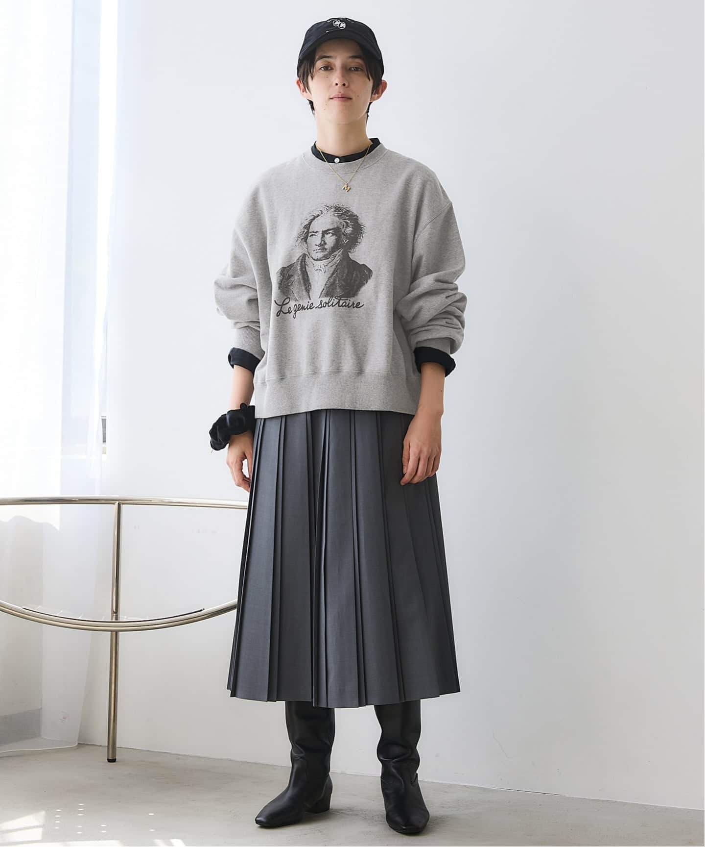 ベートーヴェン スウェット BLACK ベートーヴェンスウェット（スウェット）｜IENA（イエナ