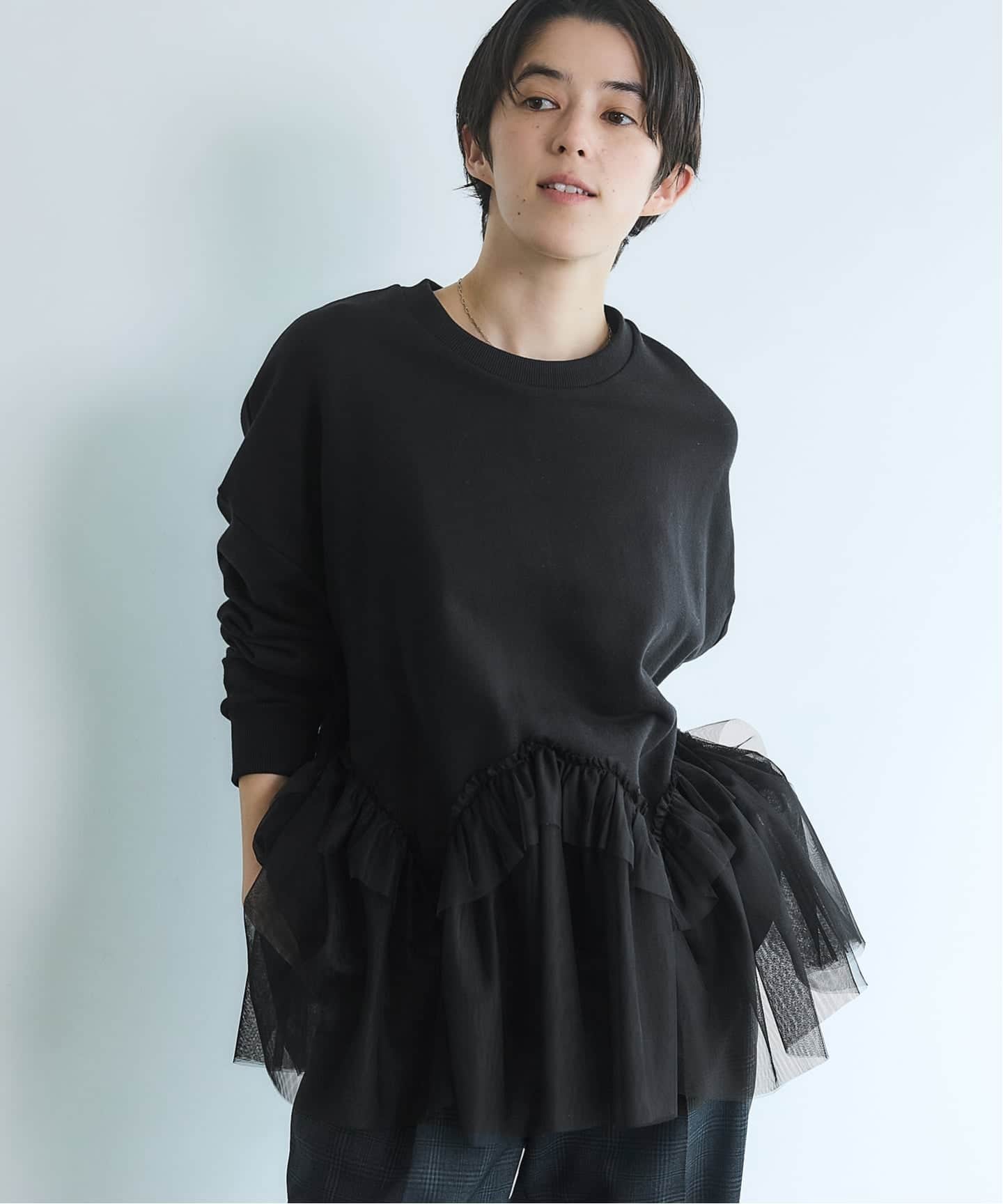 IENA フルールプリントスウェット　フリー 未使用品 イエナ IENA 23AW フルールプリントスウェット