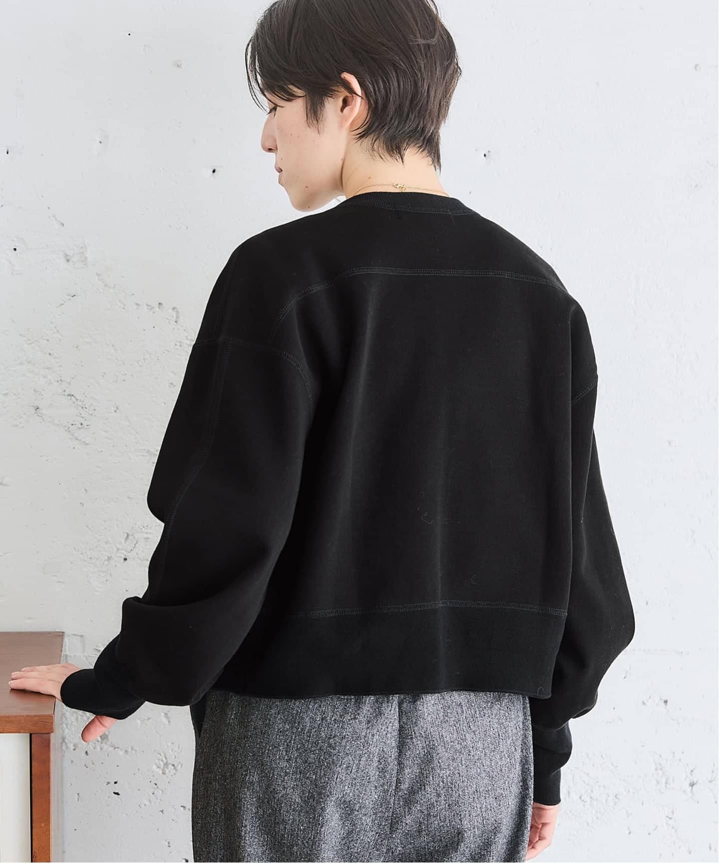 2024AW IENA イエナ　BLACK ジップアップスウェット BLACKジップアップスウェット（スウェット）｜IENA（イエナ）の