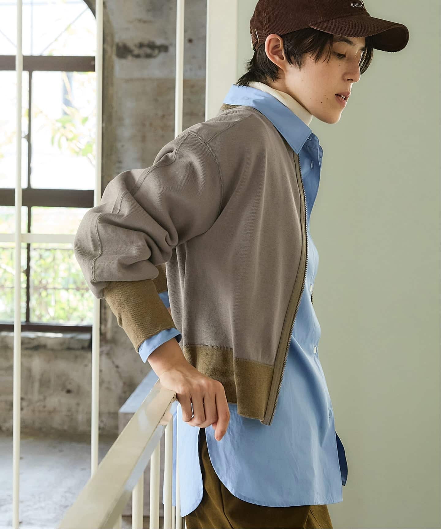 追加2》BLACK ジップアップスウェット（スウェット）｜IENA（イエナ