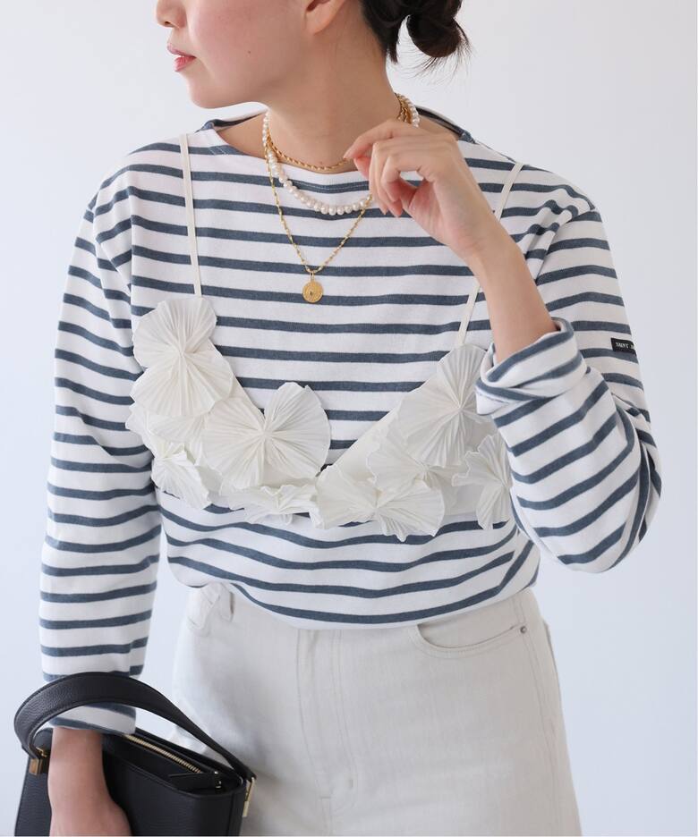 SAINT JAMES/セントジェームス OUESSANT/ウェッソン ボーダー（Tシャツ  