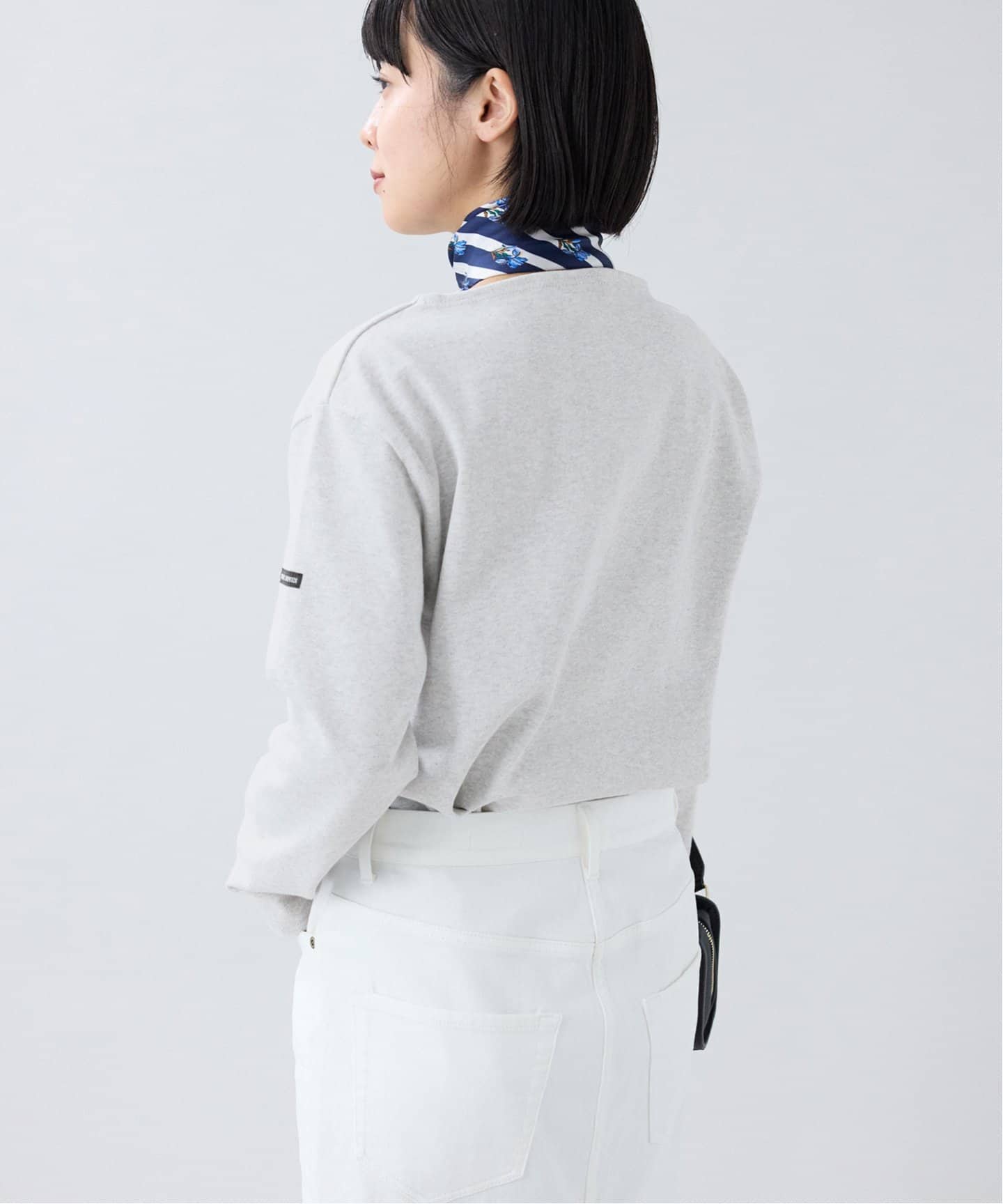 新品SAINT JAMES ウェッソンソリッド ホワイト 長袖Tシャツ サイズ4 SAINT JAMES / セントジェームス】 OUESSANT SOLID（ウェッソン
