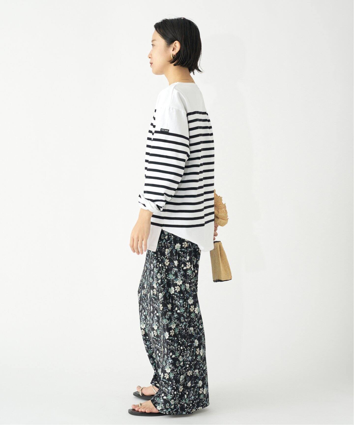 IENA 【SAINT JAMES/セントジェームス】NAVAL ブラック SAINT JAMES/セントジェームス】 NAVAL / ナヴァル ボーダー（T