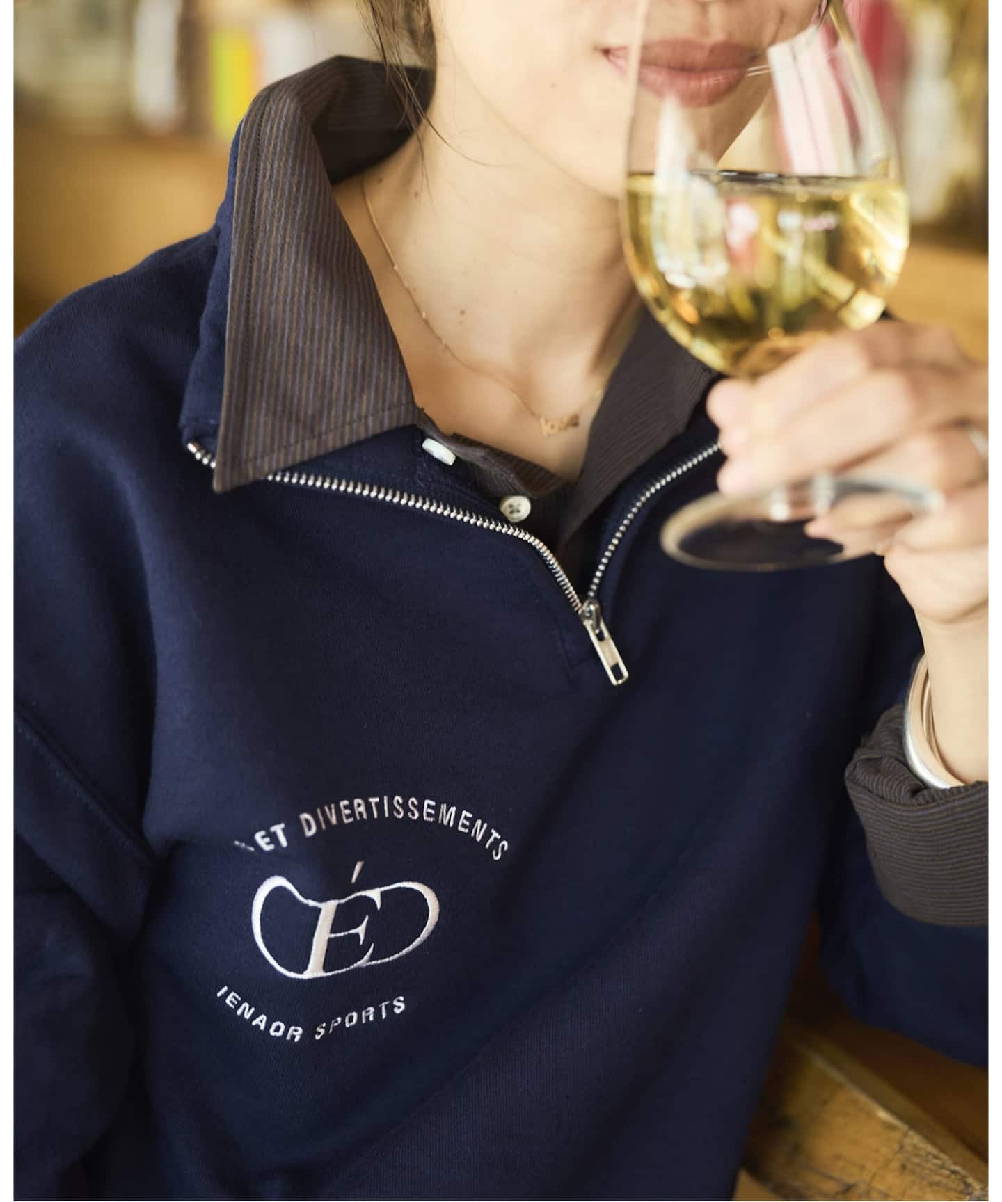 ADULT ORIENTED ROBES × IENA ZIP UP SWEAT（スウェット）｜IENA