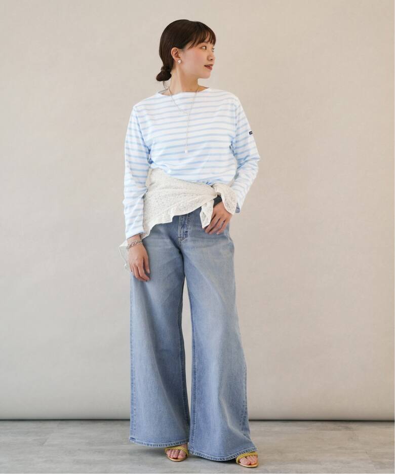 SAINT JAMES/セントジェームス 別注 MORLAIX/モーレ ボーダー（Tシャツ  