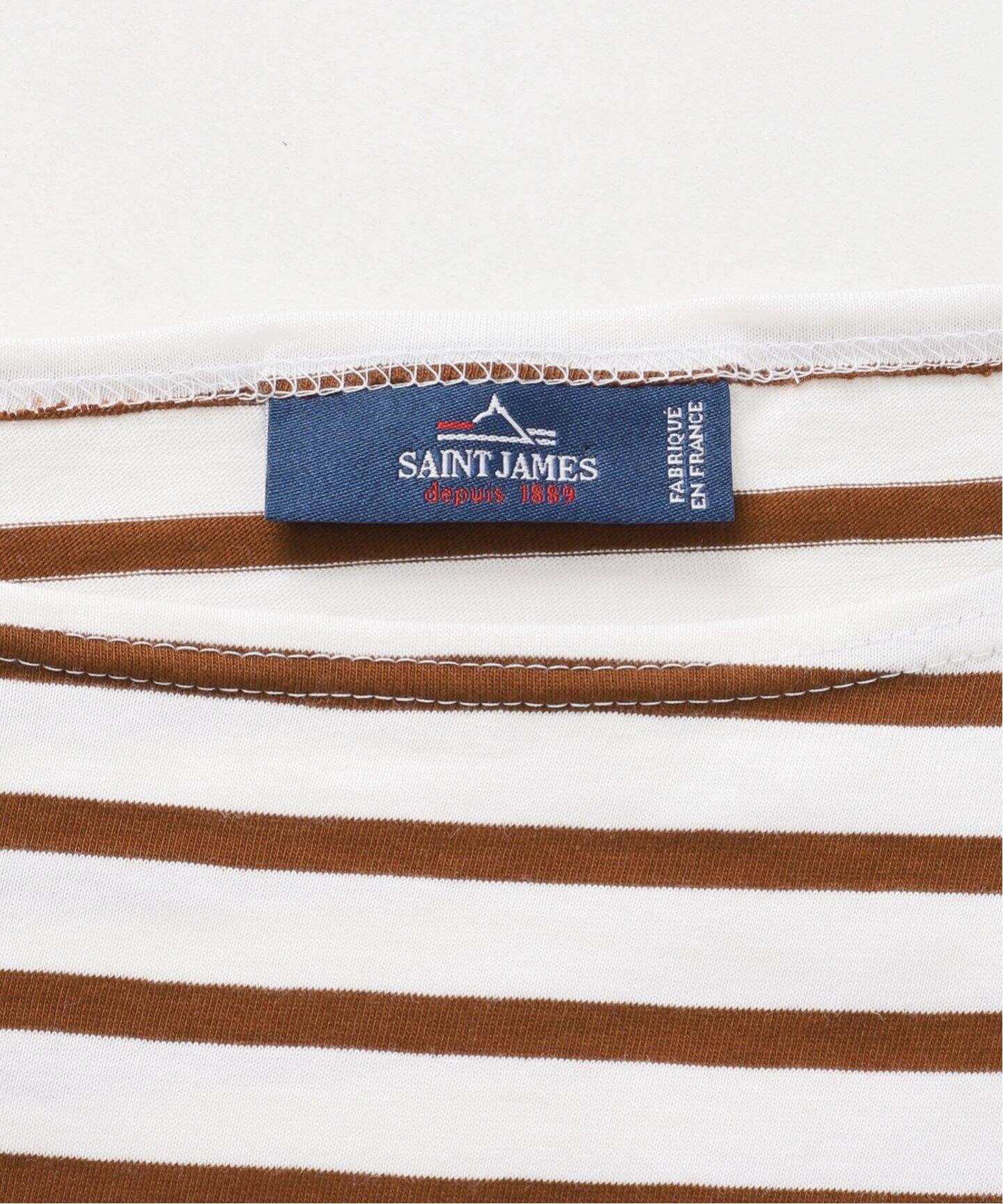 IENA セントジェームス 別注 MORLAIX モーレ ボーダー　ブラウン　3 SAINT JAMES/セントジェームス 別注 MORLAIX/モーレ ボーダー（T