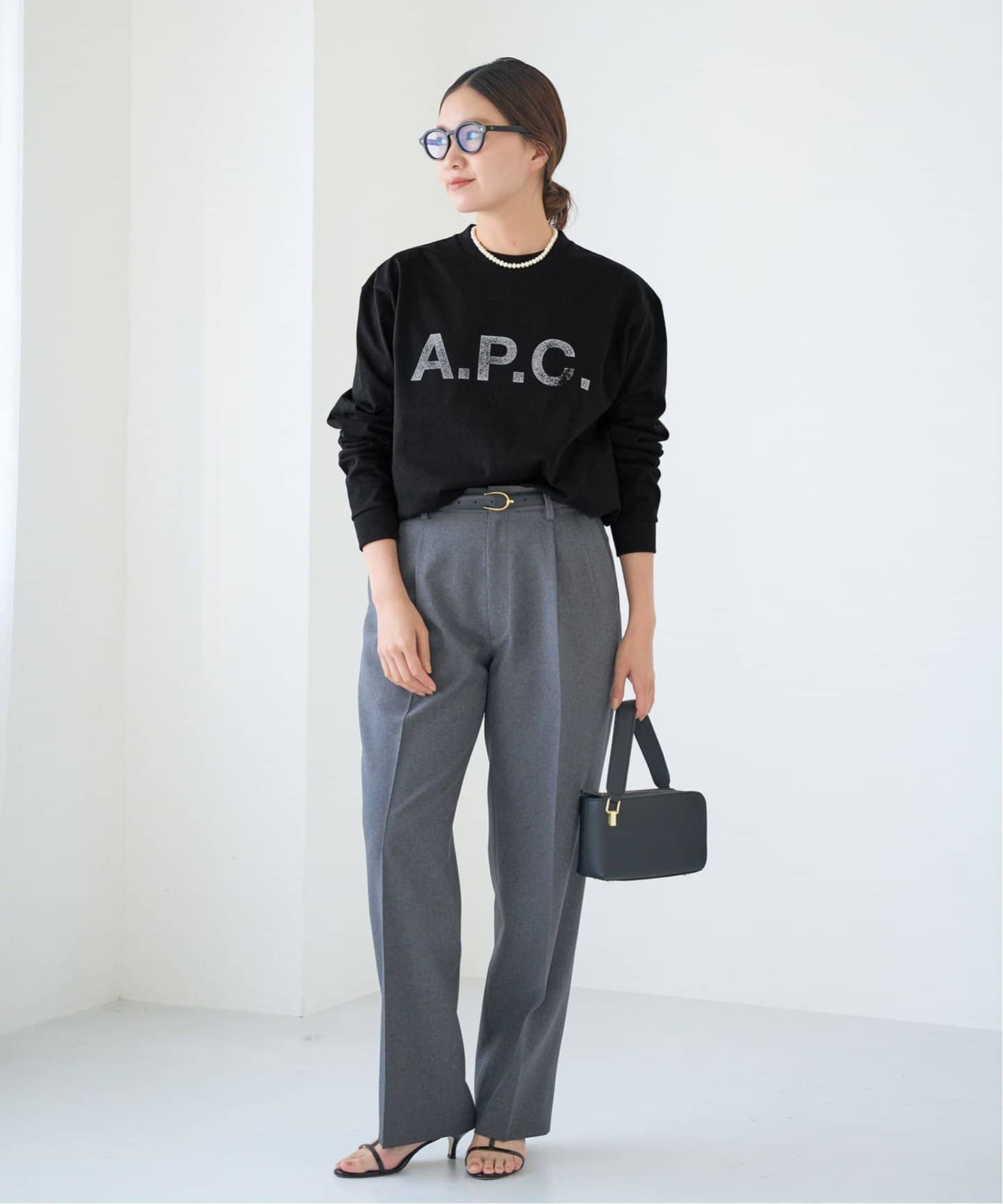 IENA A.P.C.　アー・ペー・セー　別注カットソー A.P.C./アー・ペー・セー 別注 リンガーTシャツ（Tシャツ