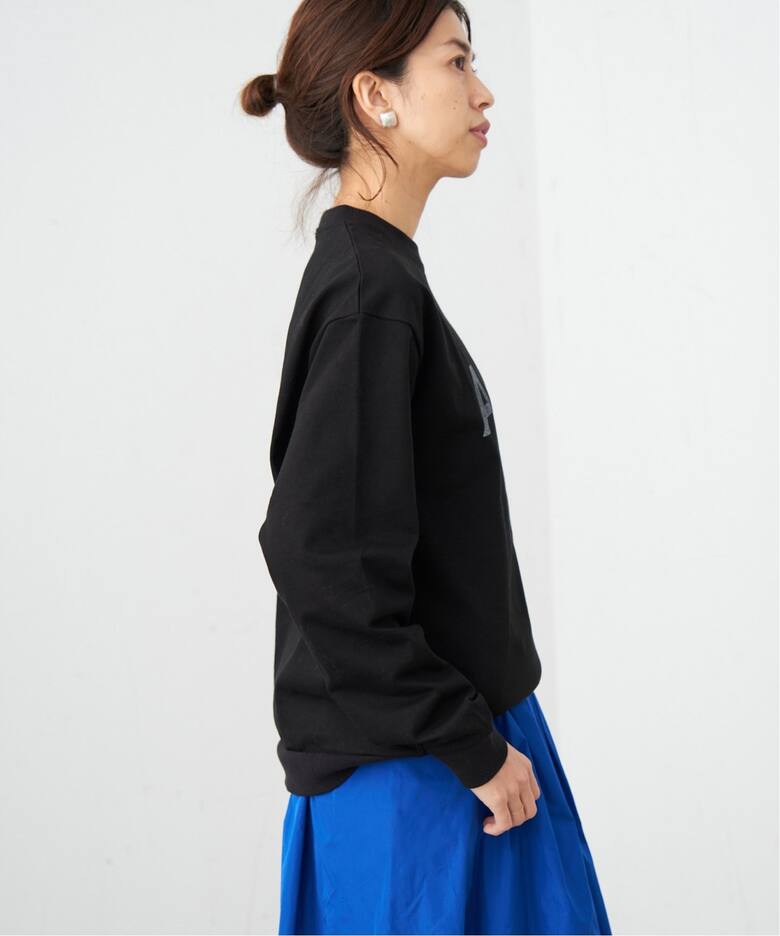 A.P.C./アーペーセー 別注 ロゴプリント 裏毛ロングスリーブシャツ（T  