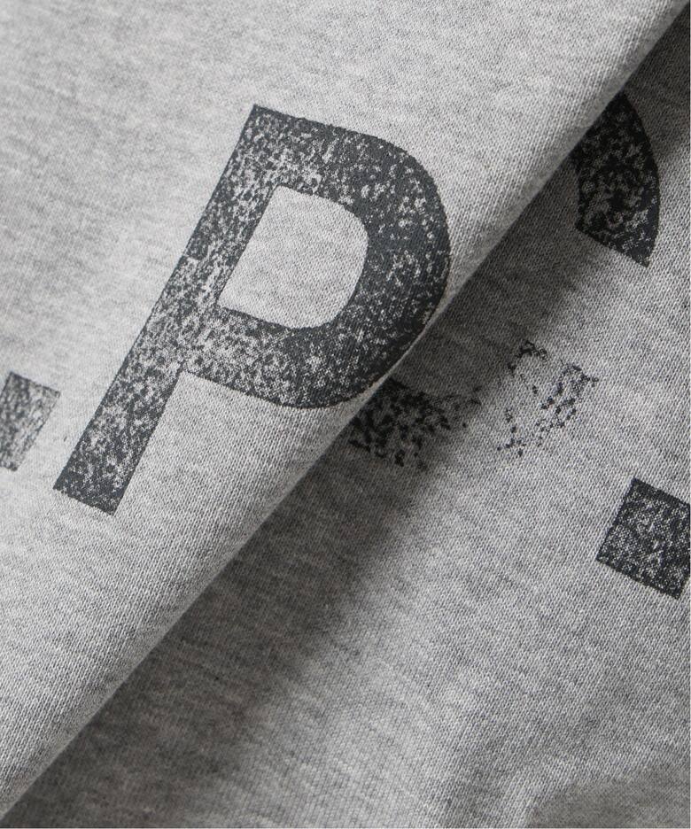 A.P.C./アーペーセー 別注 ロゴプリント 裏毛ロングスリーブシャツ（T 