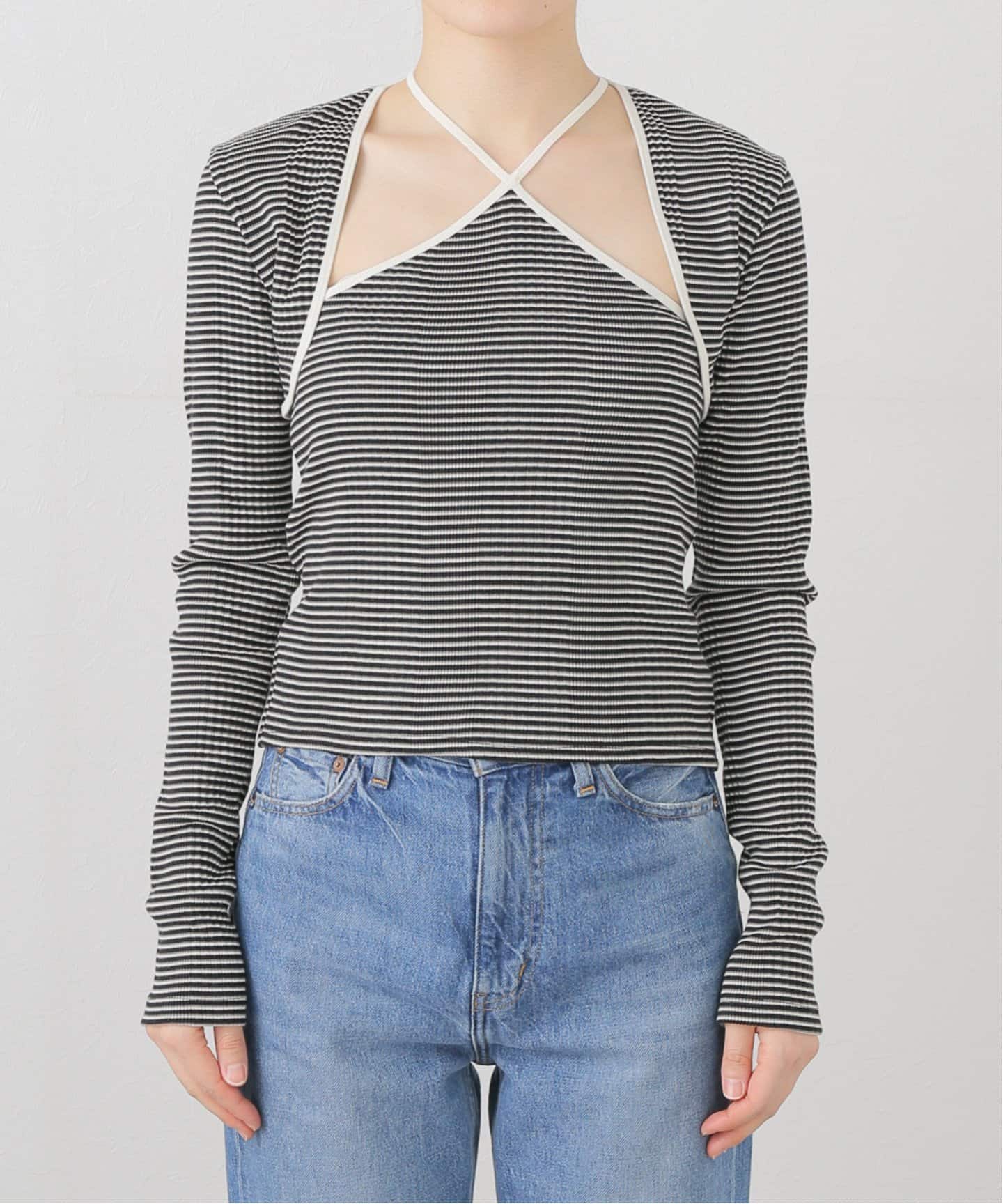 25ss JANE SMITH スカート トップス　Tシャツ セール】JANE SMITH/ジェーンスミス NICOLA K FRILLS ロングT