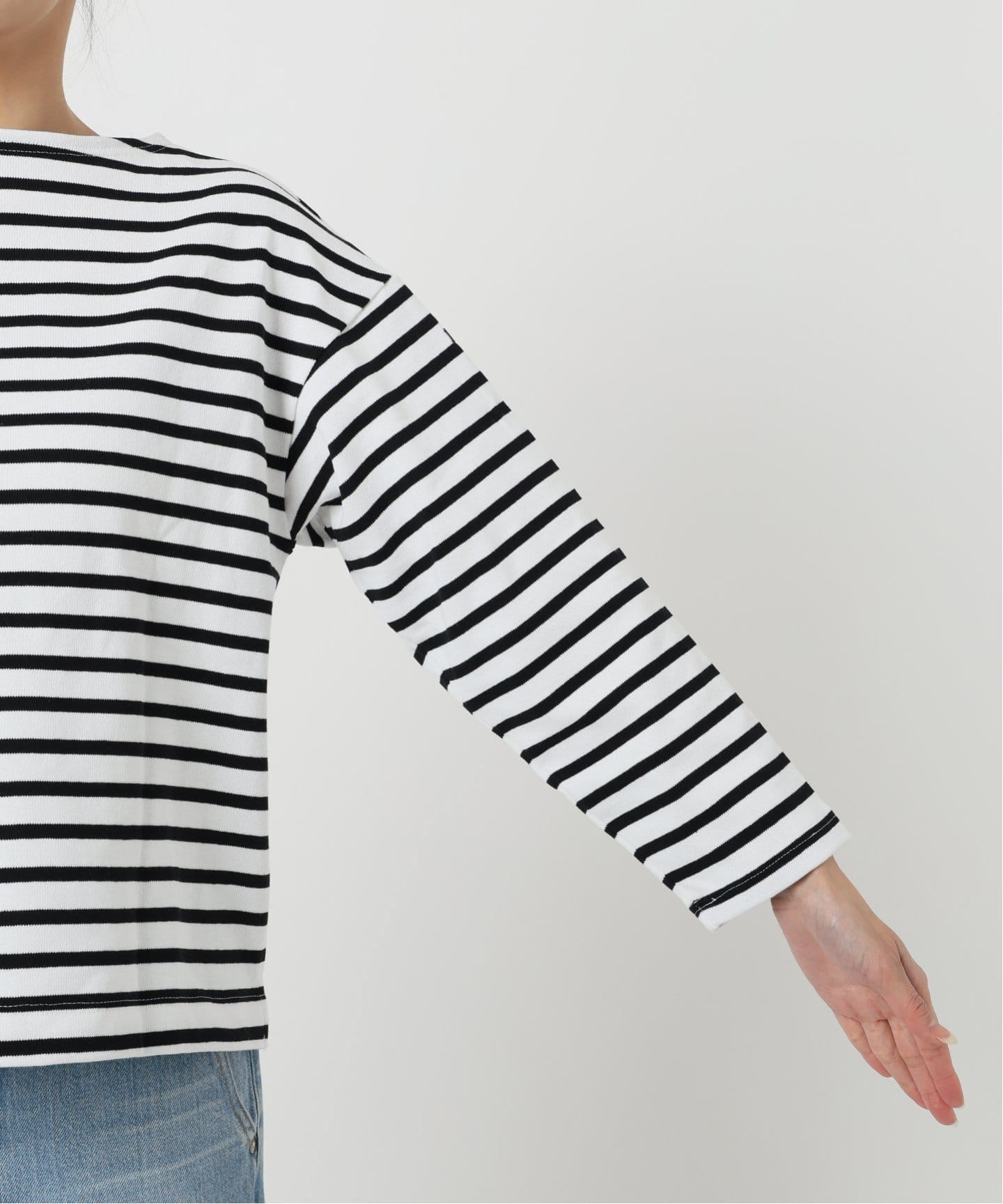 【新品】IENA SAINT JAMES OUESSANT LOOSE ホワイト 新品】IENA SAINT JAMES OUESSANT LOOSE ホワイト