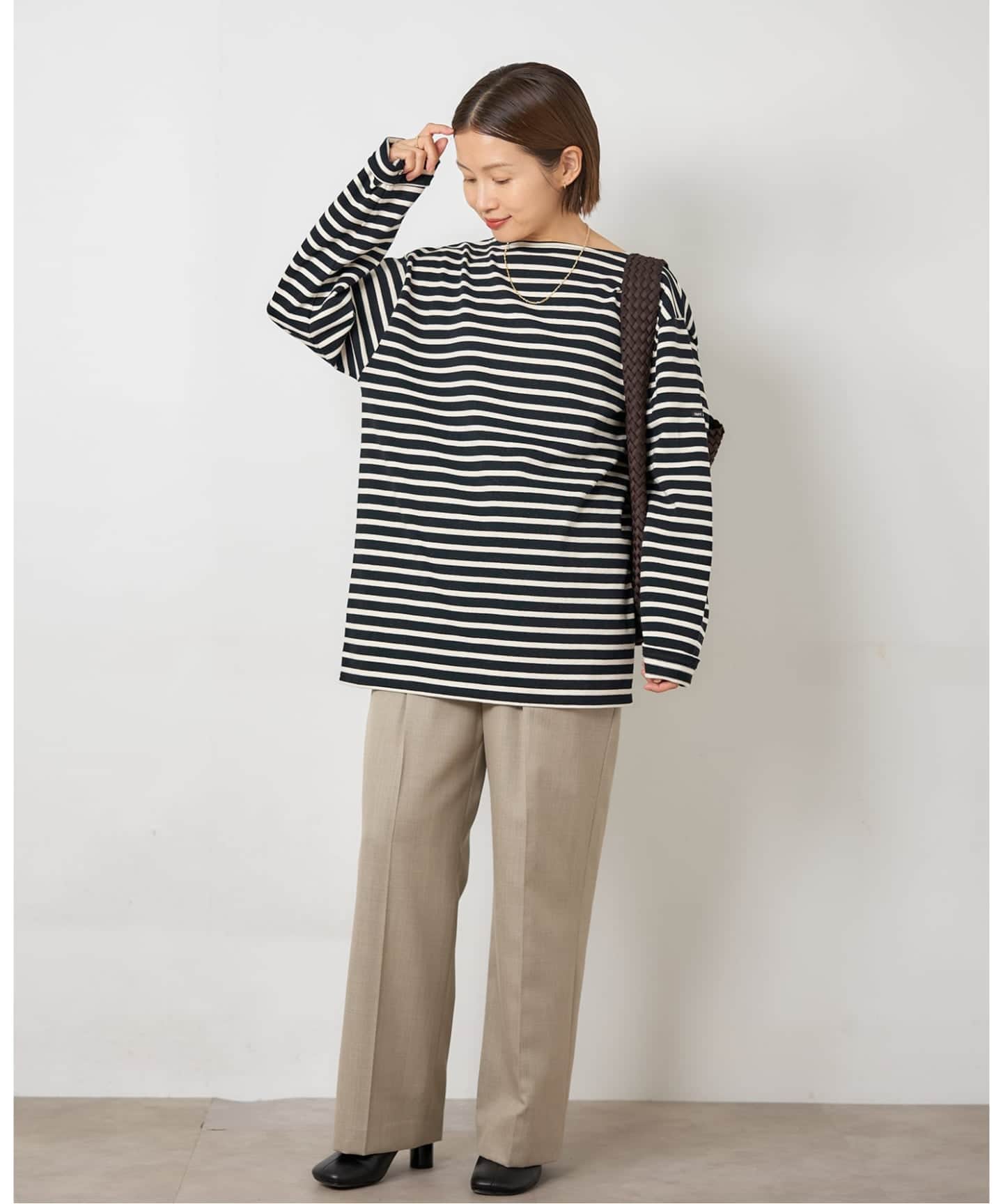 SAINT JAMES/セントジェームス OUESSANT/ウェッソン ボーダー（Tシャツ