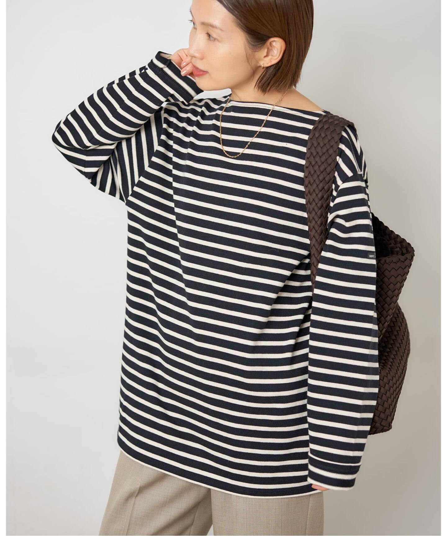 ☆新品☆セントジェームス　ボーダー　ロンT　イエナ SAINT JAMES/セントジェームス OUESSANT/ウェッソン ボーダー（Tシャツ