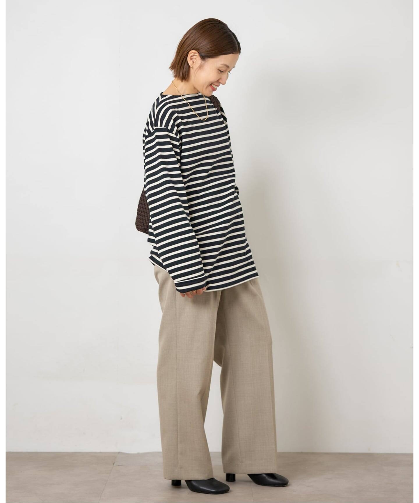 美品IENA SAINT JAMES OUESSANT ボーダー　T5 SAINT JAMES/セントジェームス OUESSANT/ウェッソン ボーダー（T