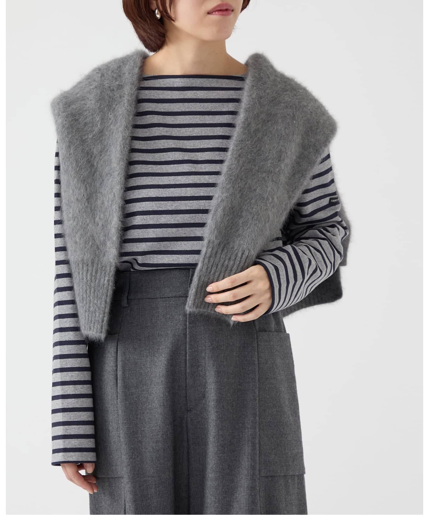 SAINT JAMES/セントジェームス OUESSANT/ウェッソン ボーダー（T