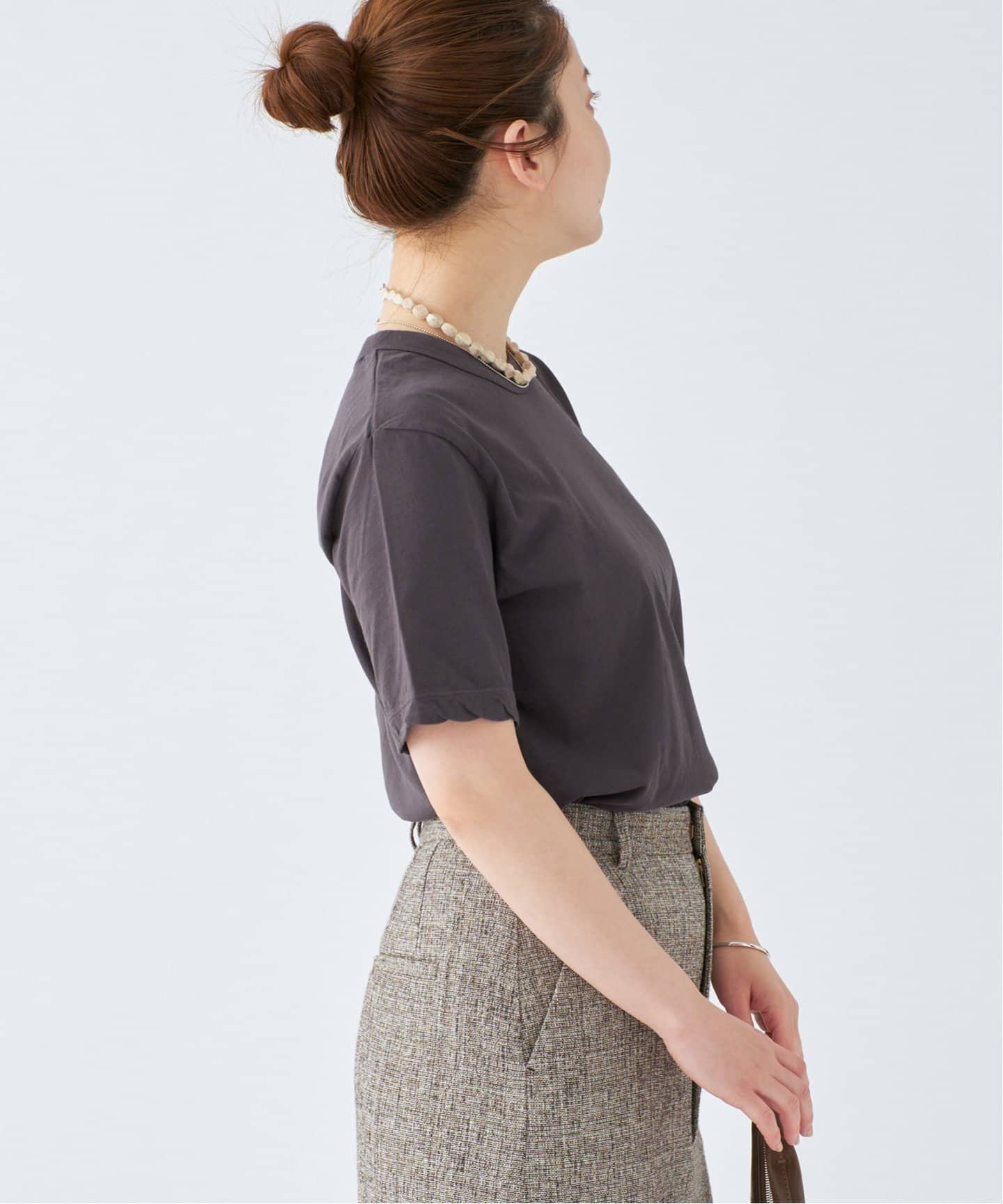 ATON/エイトン 別注 FRESCA SINGLE JERSEY Tシャツ（Tシャツ