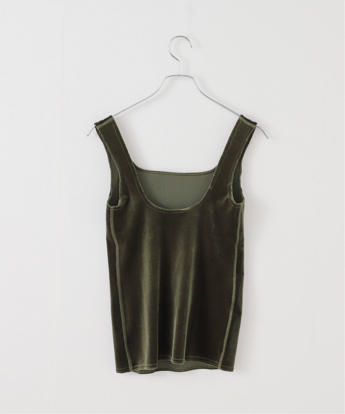 SIMONE WILD/シモーネ ワイルド VELVET SINGLET タンクトップ 