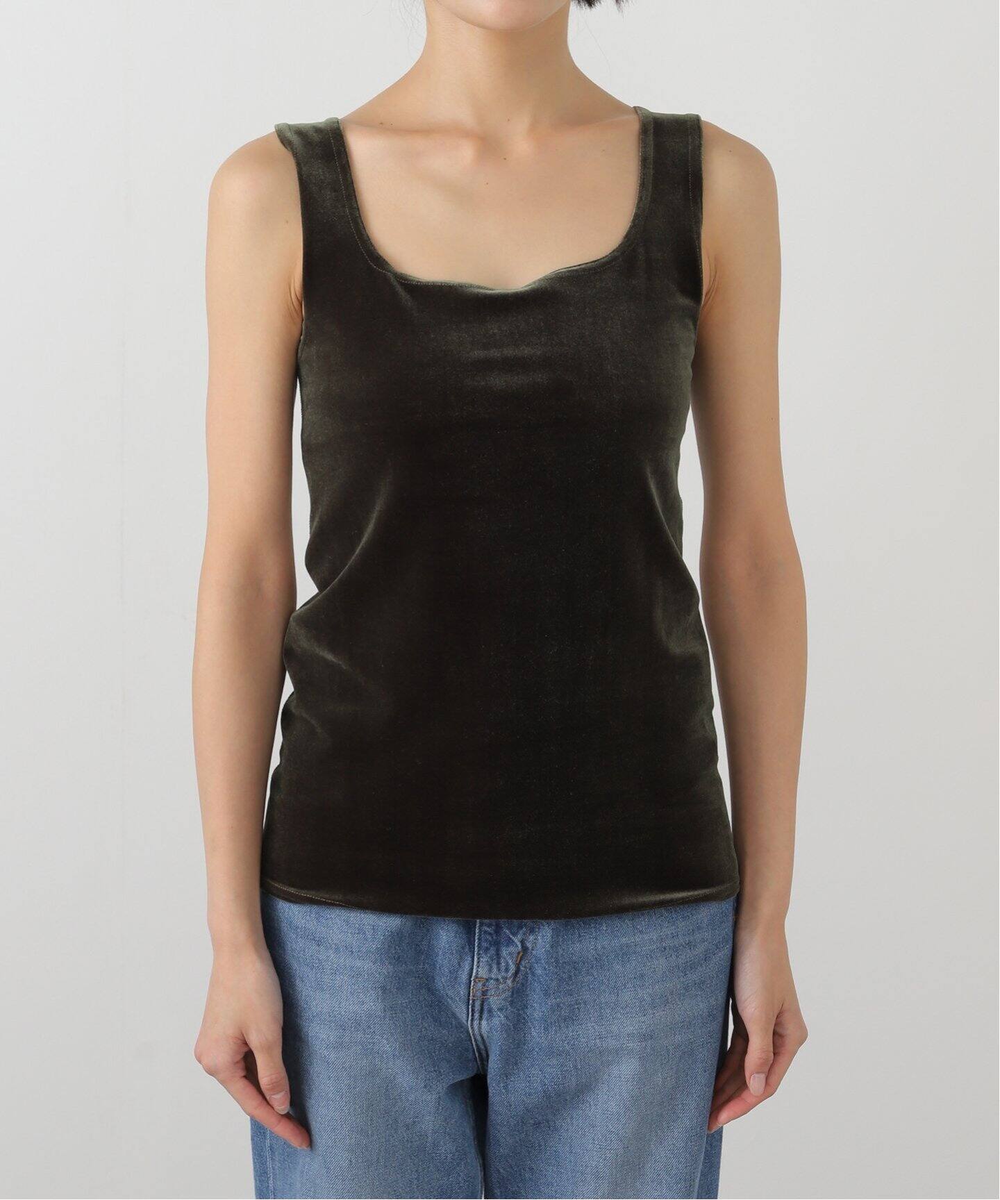 SIMONE WILD/シモーネ ワイルド VELVET SINGLET タンクトップ 