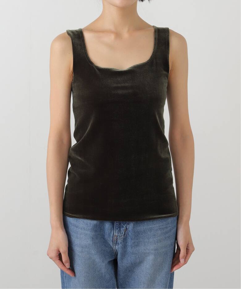SIMONE WILD/シモーネ ワイルド VELVET SINGLET タンクトップ 