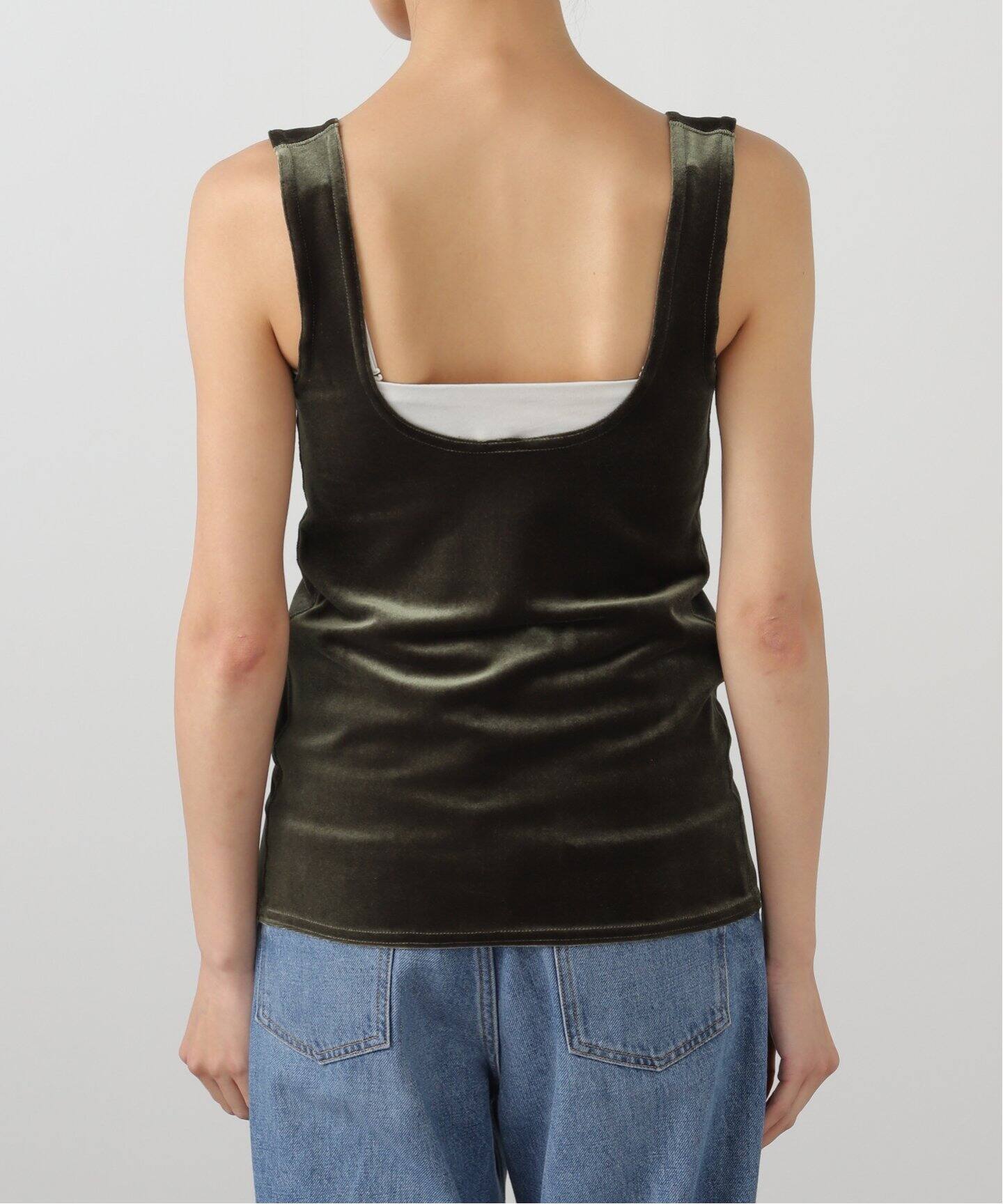 SIMONE WILD/シモーネ ワイルド VELVET SINGLET タンクトップ 