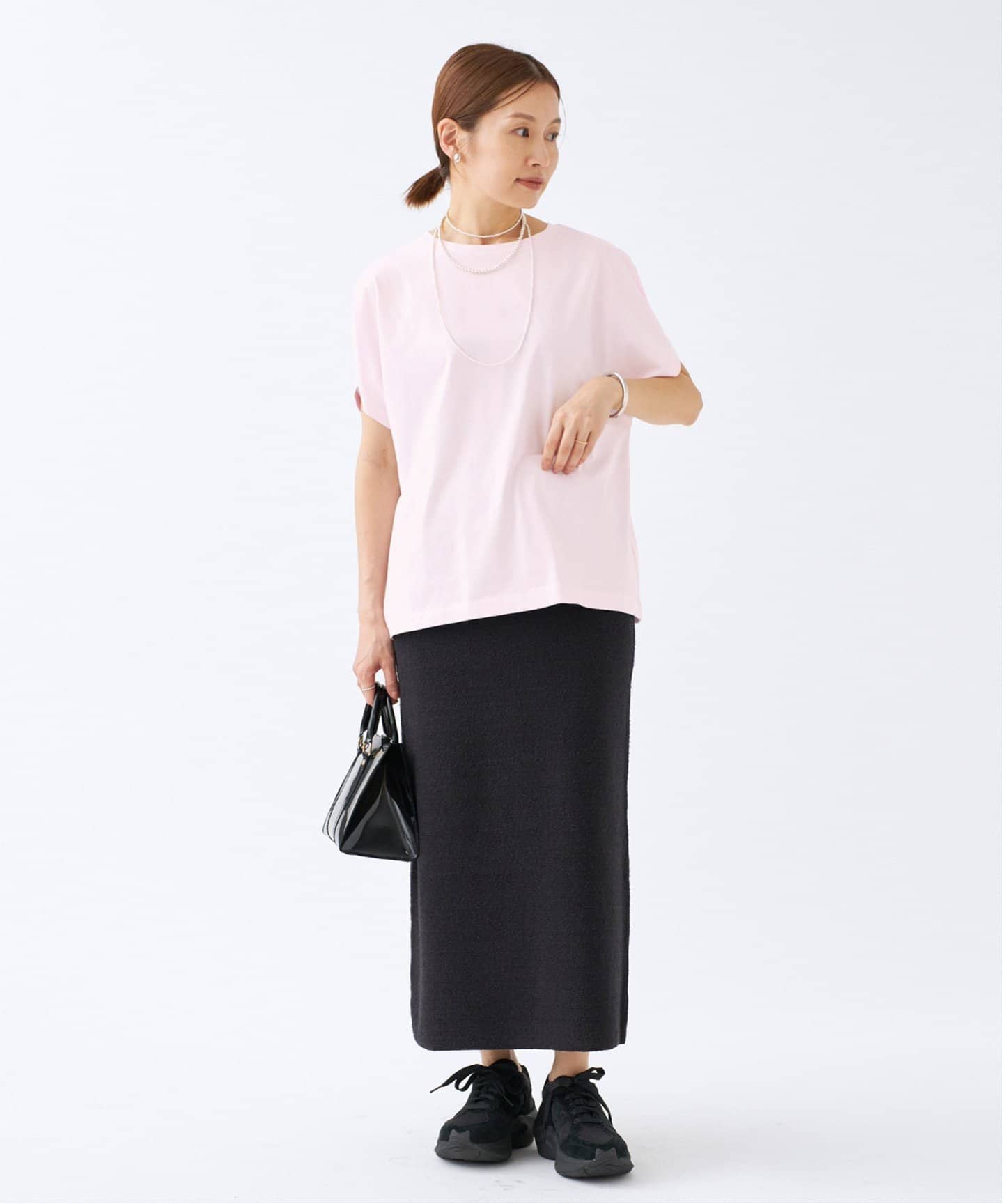 ATON/エイトン SUVIN 60/2 CAP SLEEVE TEE Tシャツ（Tシャツ