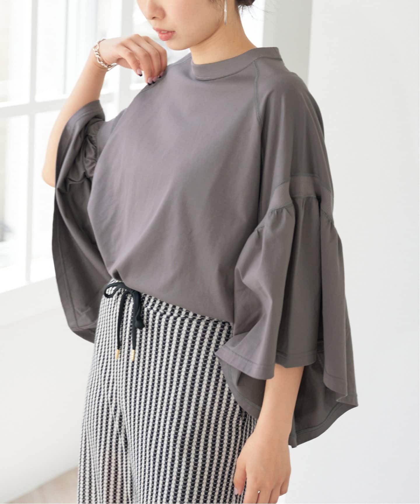 コグザビックスモーク　IENAイエナ COGTHEBIGSMOKE/コグザビッグスモーク LAURA GATHERED SLV TOP