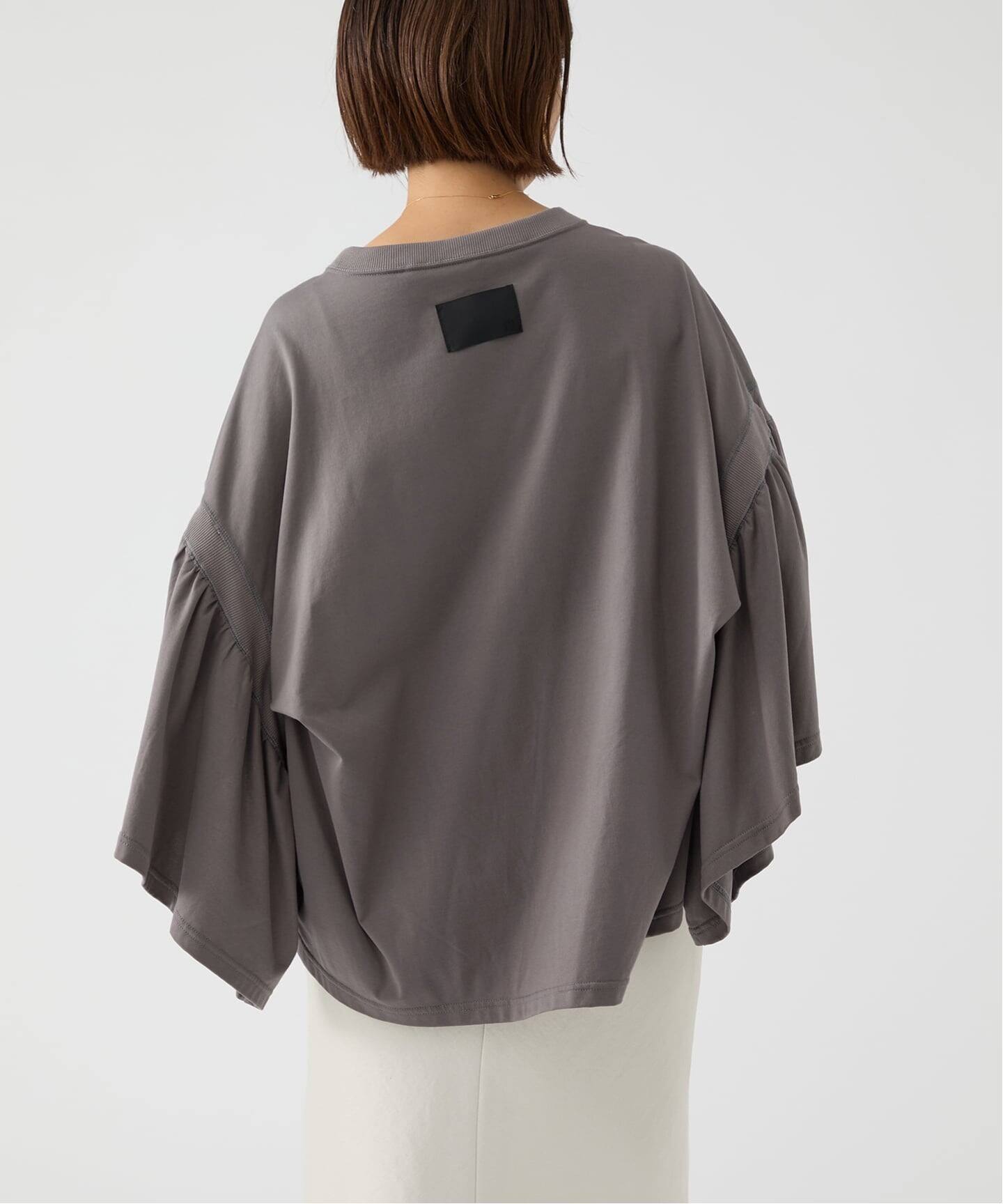 COGTHEBIGSMOKE/コグザビッグスモーク LAURA GATHERED SLV TOP
