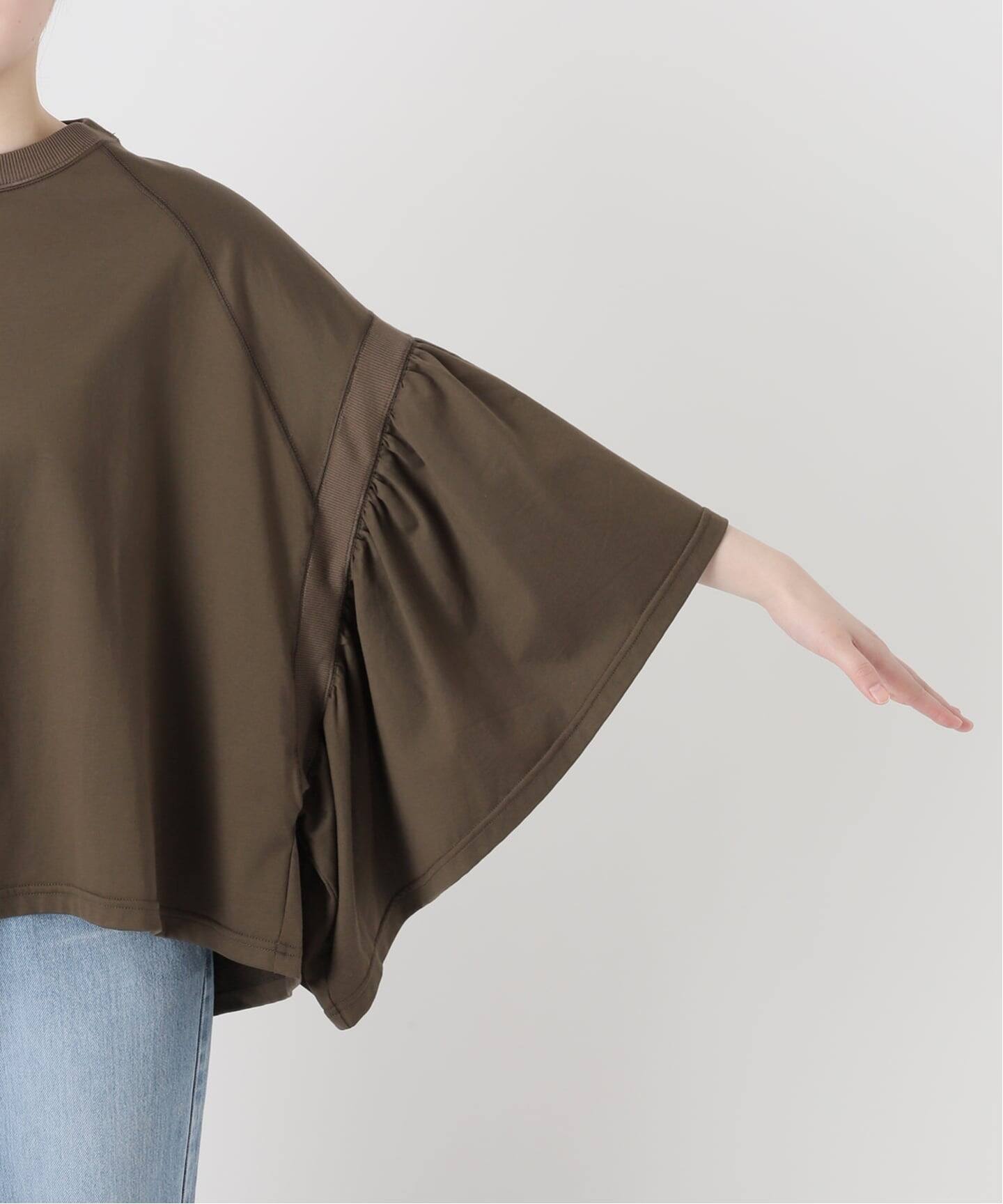 COGTHEBIGSMOKE/コグザビッグスモーク LAURA GATHERED SLV TOP（T