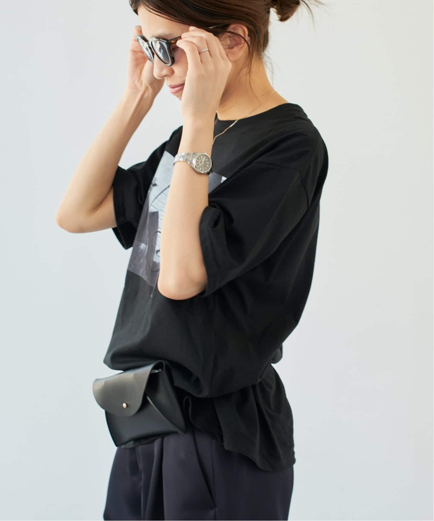 COUTURE D'ADAM/クチュールドアダム フォトTシャツ IENA COUTURE D'ADAM/クチュールドアダム Sam Haskins フォトTシャツ