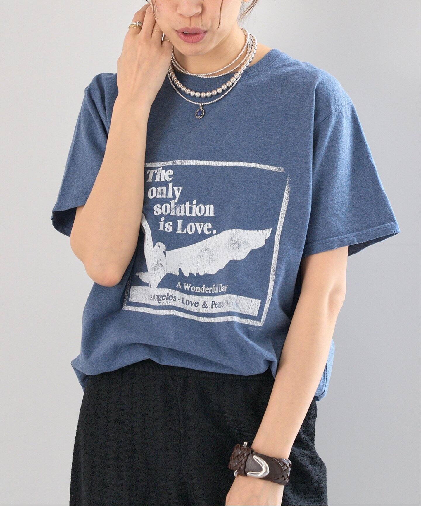 other - クチュールドアダム カレッジTシャツ カットソー 半袖 38 茶 白 COUTURE D'ADAM/クチュールドアダム Vintage Remake TEE（T