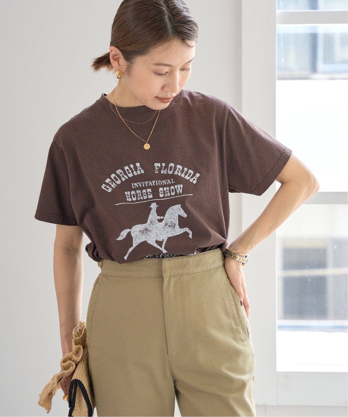 Deuxieme ClasseクチュールドアダムCORNELL TEE ブラウン Deuxieme ClasseクチュールドアダムCORNELL TEE ブラウン - メルカリ