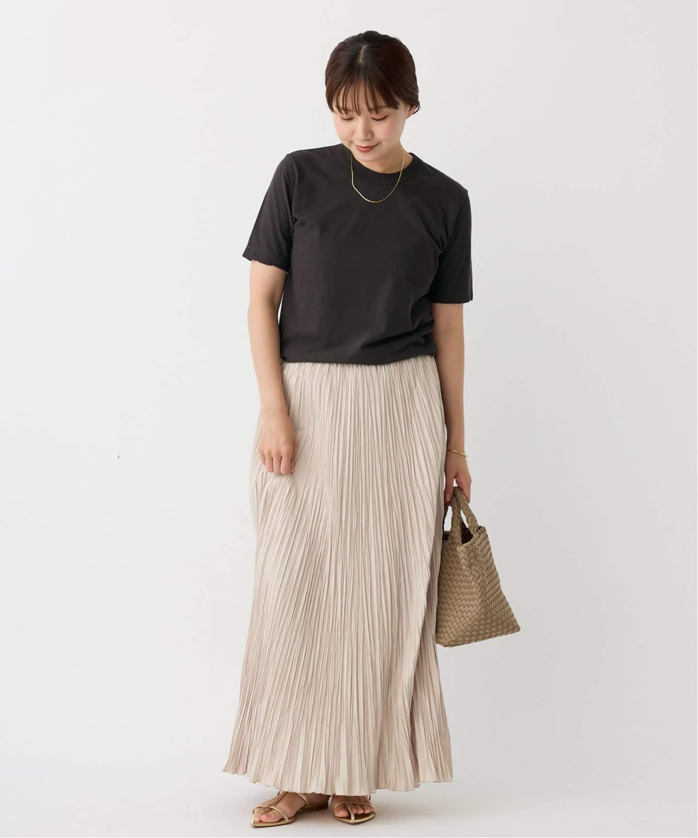 IENA ATONカットソー♢ 追加》ATON/エイトン 別注 FRESCA SINGLE JERSEY Tシャツ（T