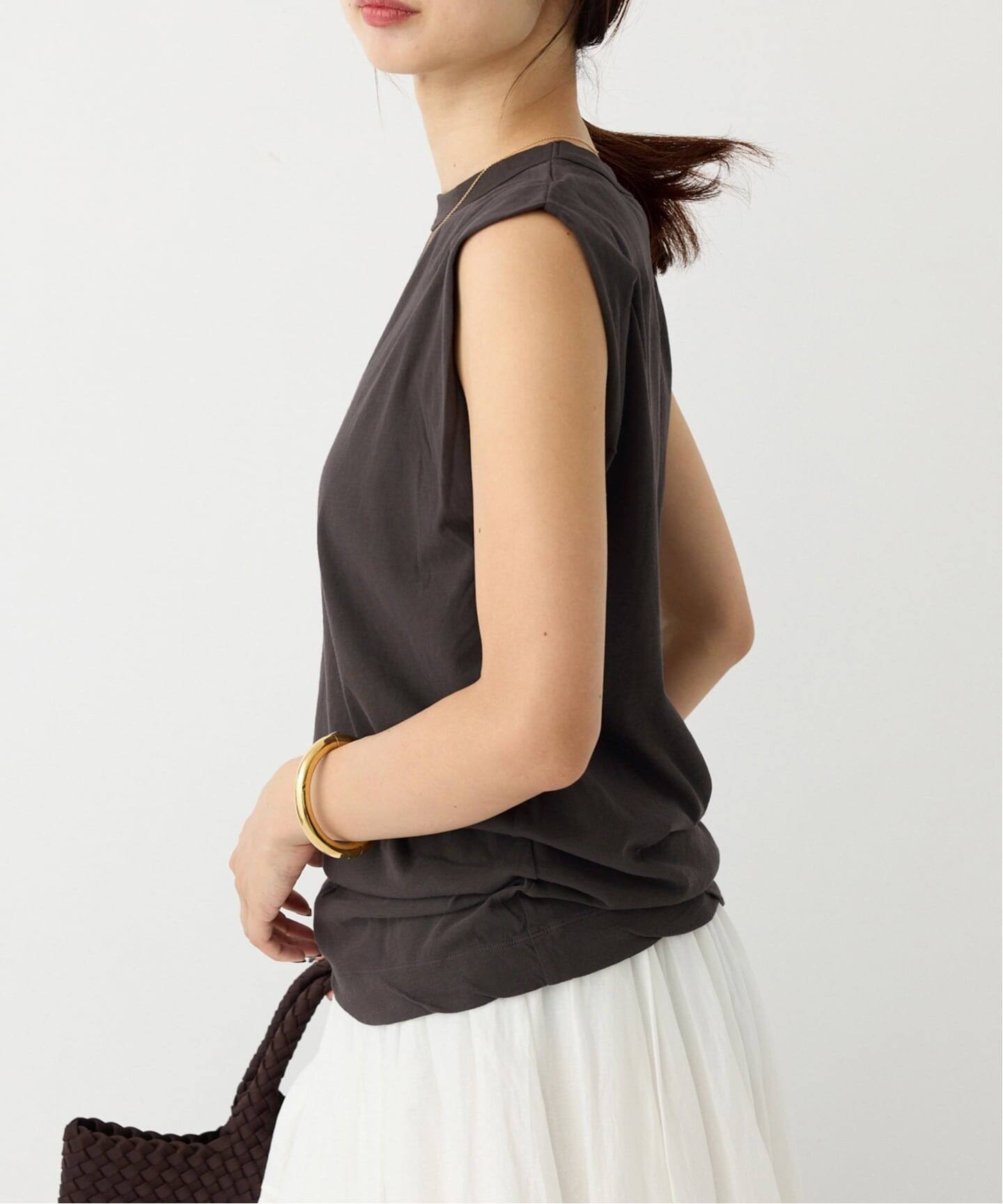 【ATON/エイトン】 FRESCA タンクトップ IENA ATON/エイトン FRESCA CIRCULAR RIB TANK TOP タンクトップ