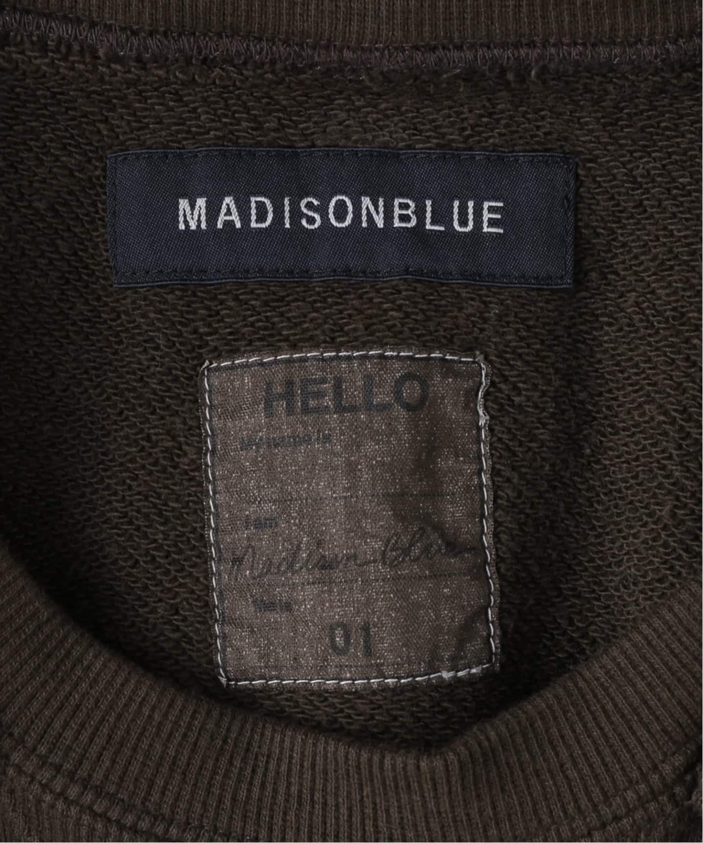 MADISONBLUE/マディソンブルー HELLO HOODIE フーディー MB254-7001