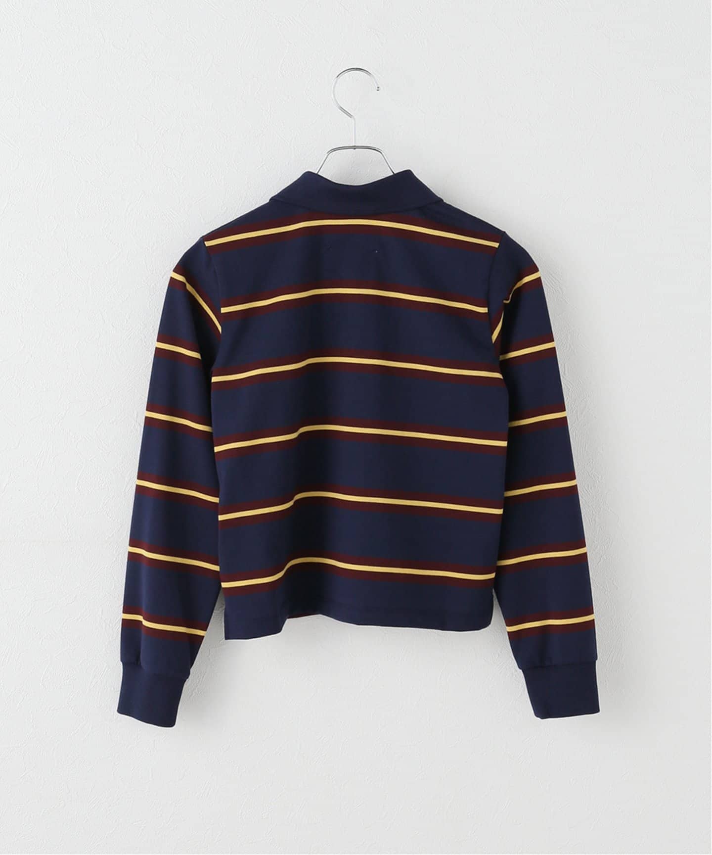 トップス idem border frill polo shirts border polo shirt – idem