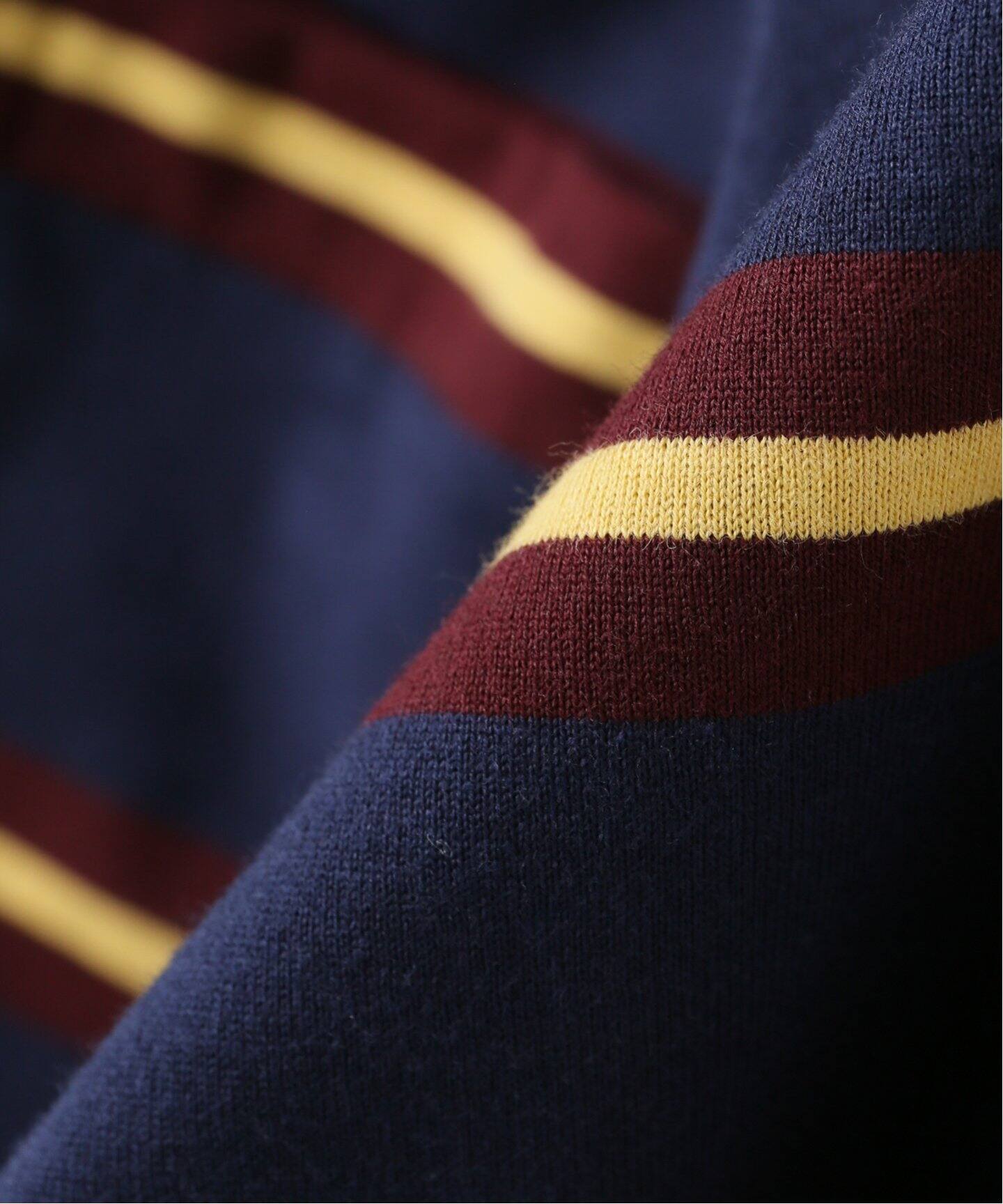 INSCRIRE/アンスクリア Border Short Polo Shirt ポロシャツ