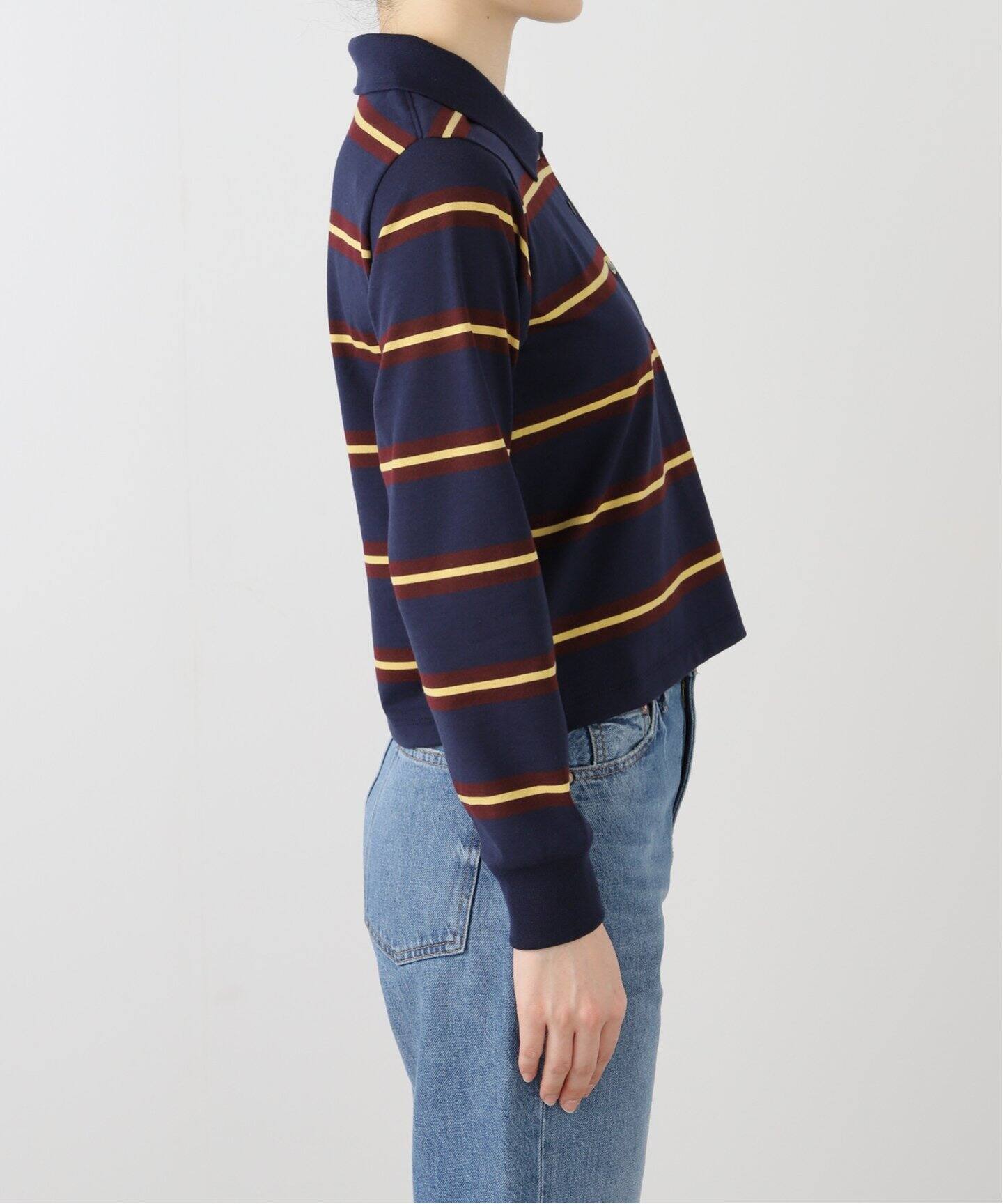 ポロシャツ ポロ INSCRIRE/アンスクリア Border Short Polo Shirt ポロシャツ I25SS-BC109 レディース INSCRIRE(アンスクリア)のBorder Short Polo Shirt通販 | 集英社