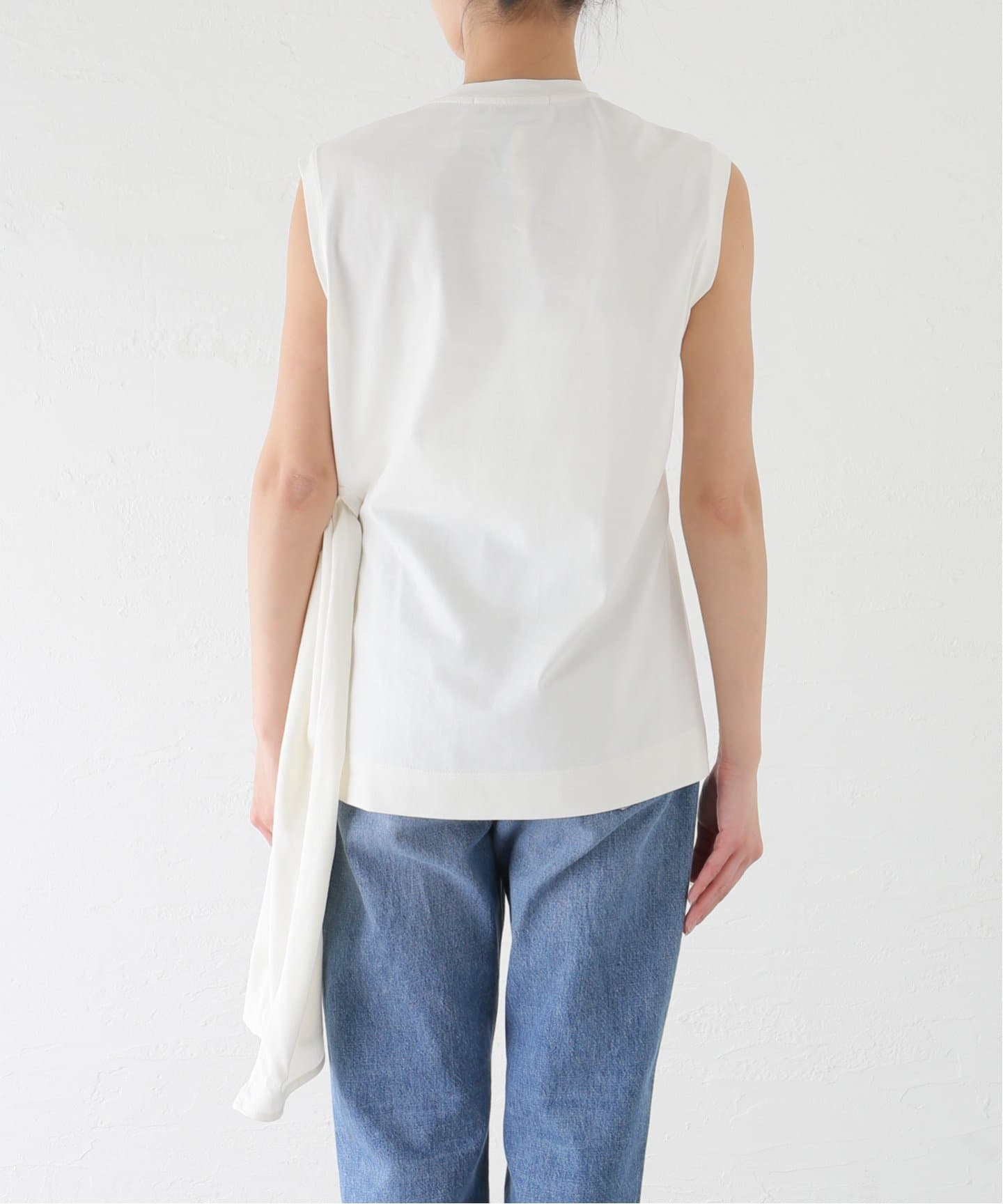 LITKOVSKA/リトコフスカ WAIST TWISTED COTTON Tshirts Tシャツ