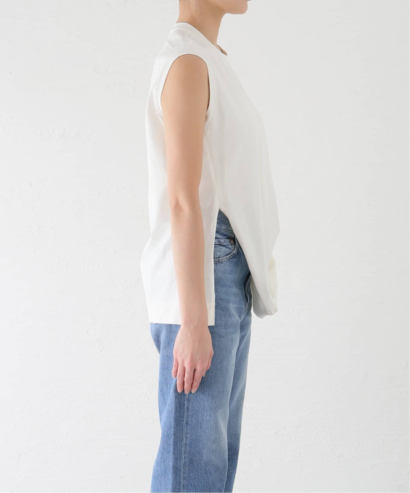 LITKOVSKA/リトコフスカ WAIST TWISTED COTTON Tshirts Tシャツ LITKOVSKA/リトコフスカ WAIST TWISTED COTTON Tshirts Tシャツ
