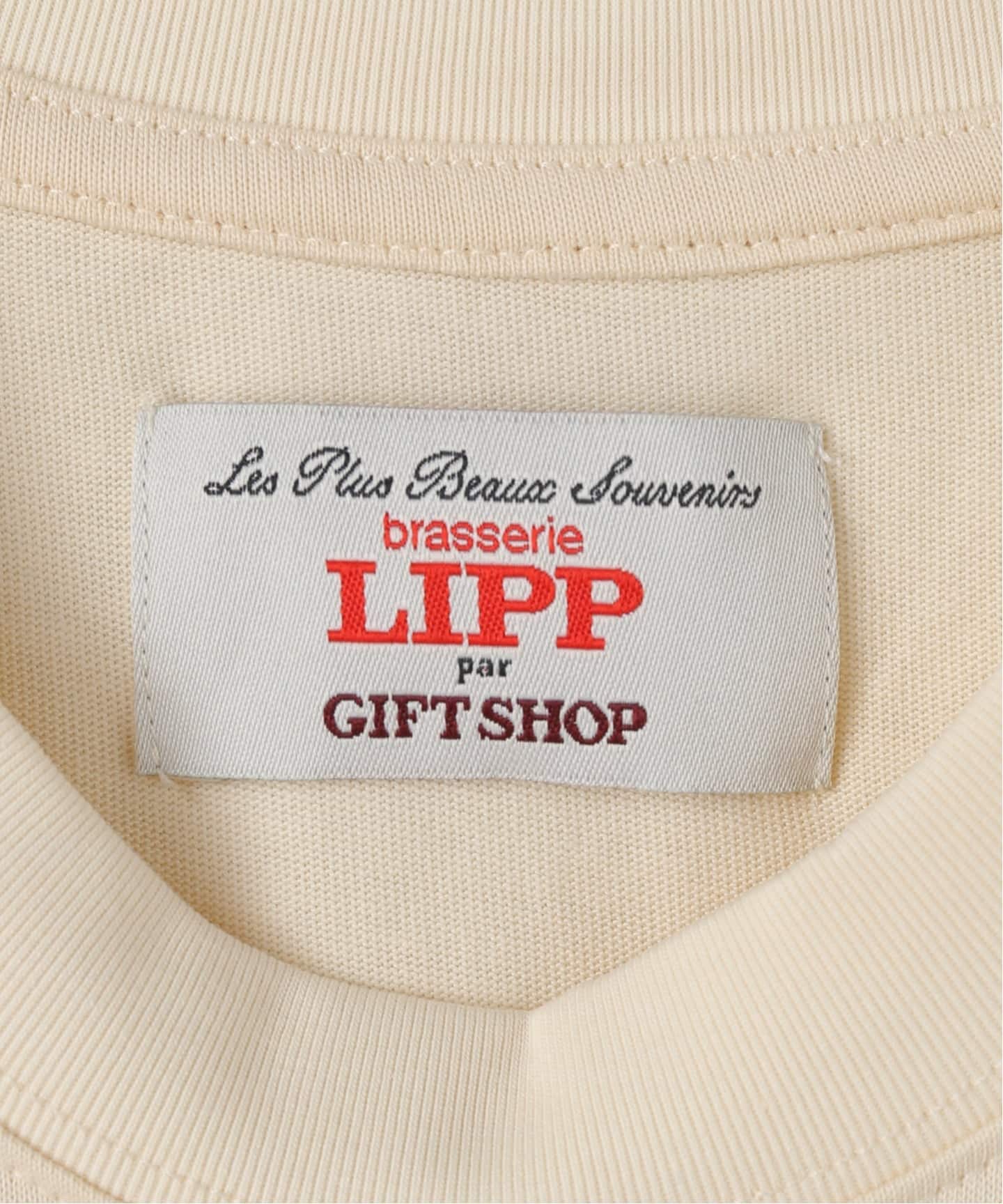 tシャツ 「Gift Shop」Brasserie LIPP ロングスリーブTシャツ レディース Gift Shop＞Brasserie LIPP ロングスリーブTシャツ