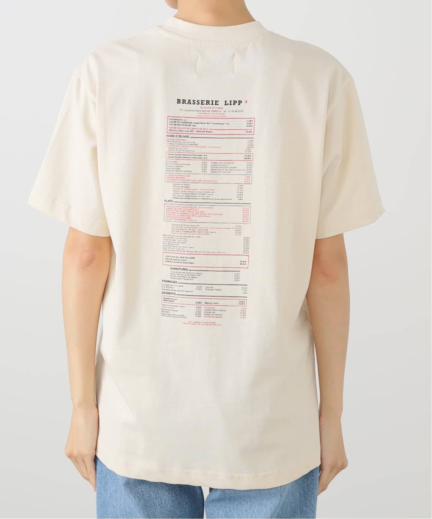 tシャツ 「Gift Shop」Brasserie LIPP ショートスリーブTシャツ レディース Gift Shop＞Brasserie LIPP ショートスリーブTシャツ