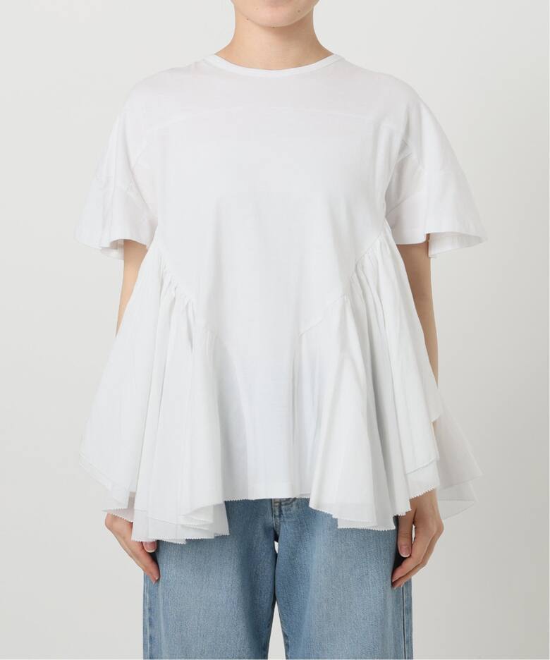 AAYUSHI/アユーシ ロングティアードフリルテールトップス（Tシャツ 