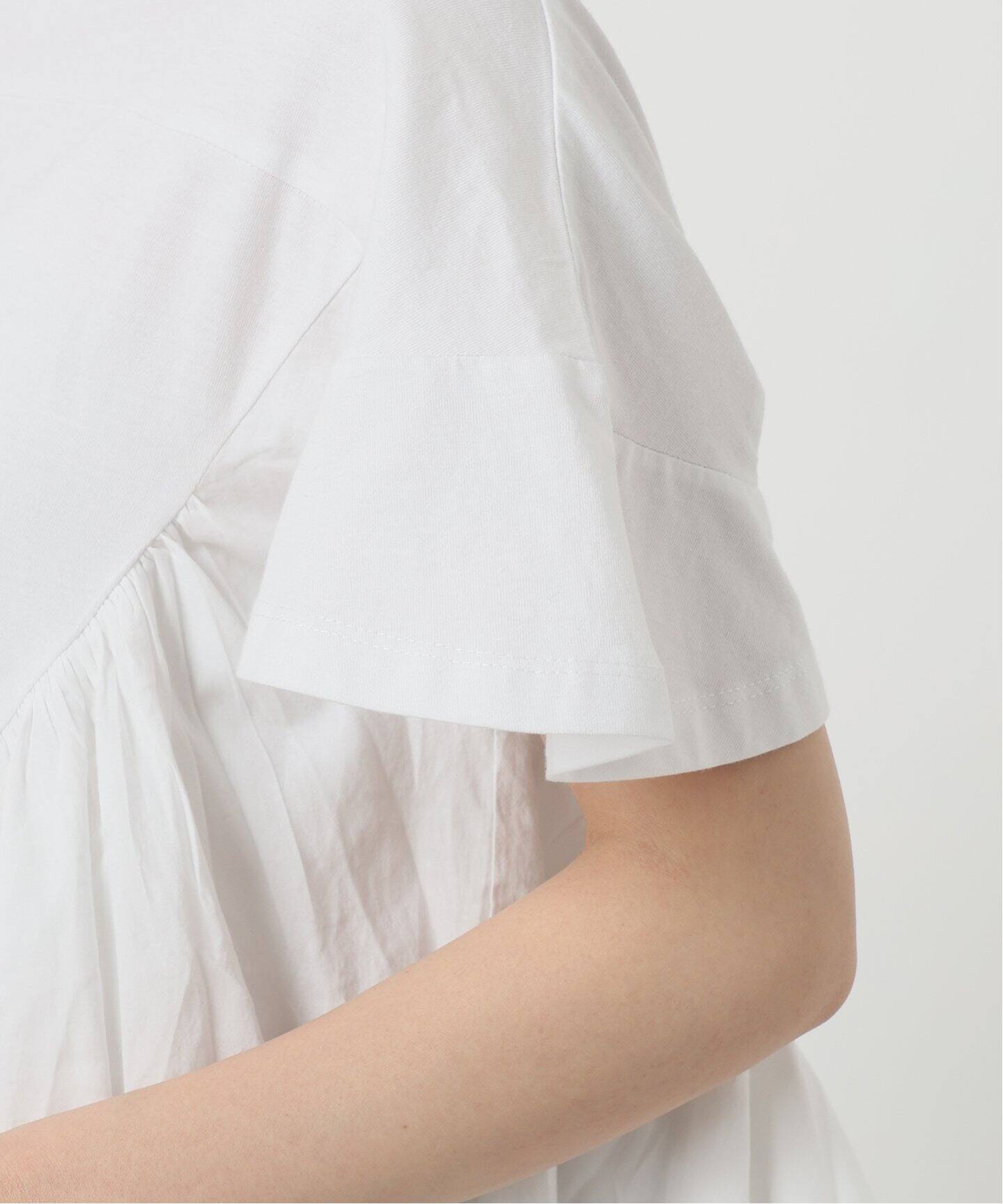 AAYUSHI/アユーシ ロングティアードフリルテールトップス（Tシャツ