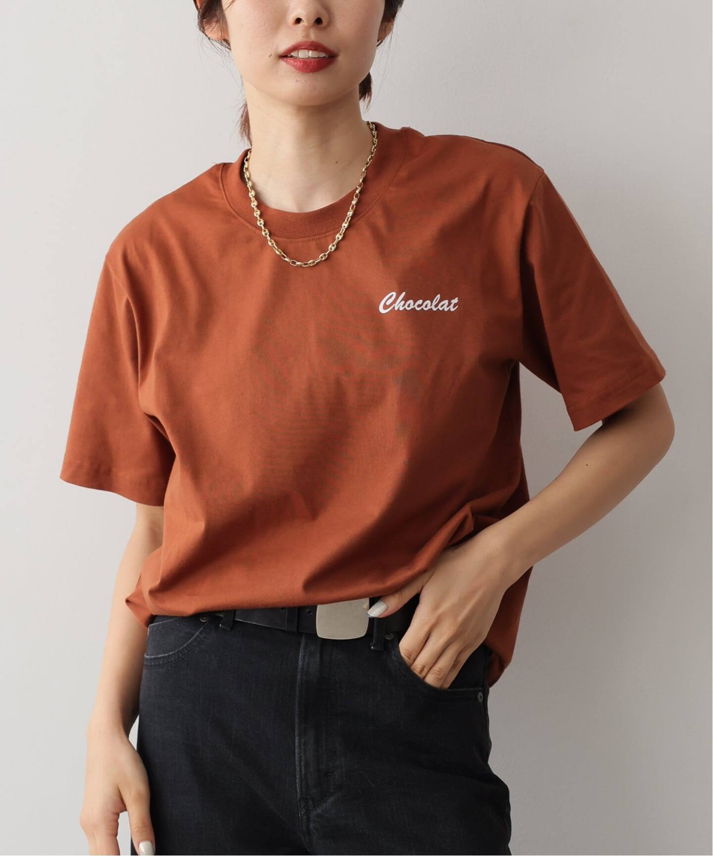 GIFT SHOP/ギフトショップ Chocolate T-shirt Tシャツ FOLDERO（T 