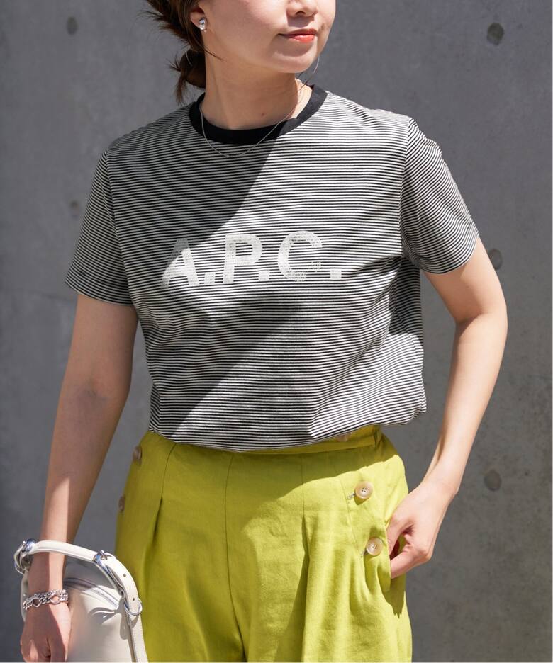A.P.C./アーペーセー 別注 ボーダーリンガーTシャツ（Tシャツ  
