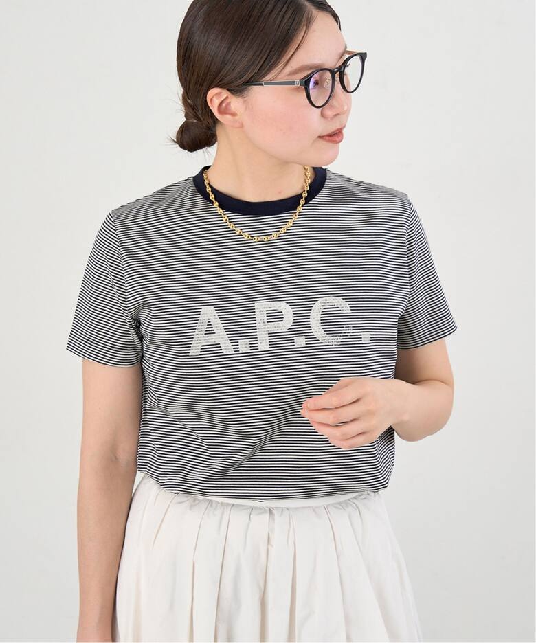 A.P.C./アーペーセー 別注 ボーダーリンガーTシャツ（Tシャツ  