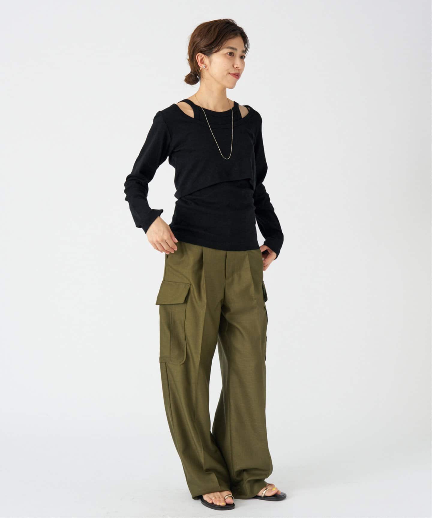 ONIT/オニット SHORT LS TEE+AS CAMI（Tシャツ／カットソー）｜IENA