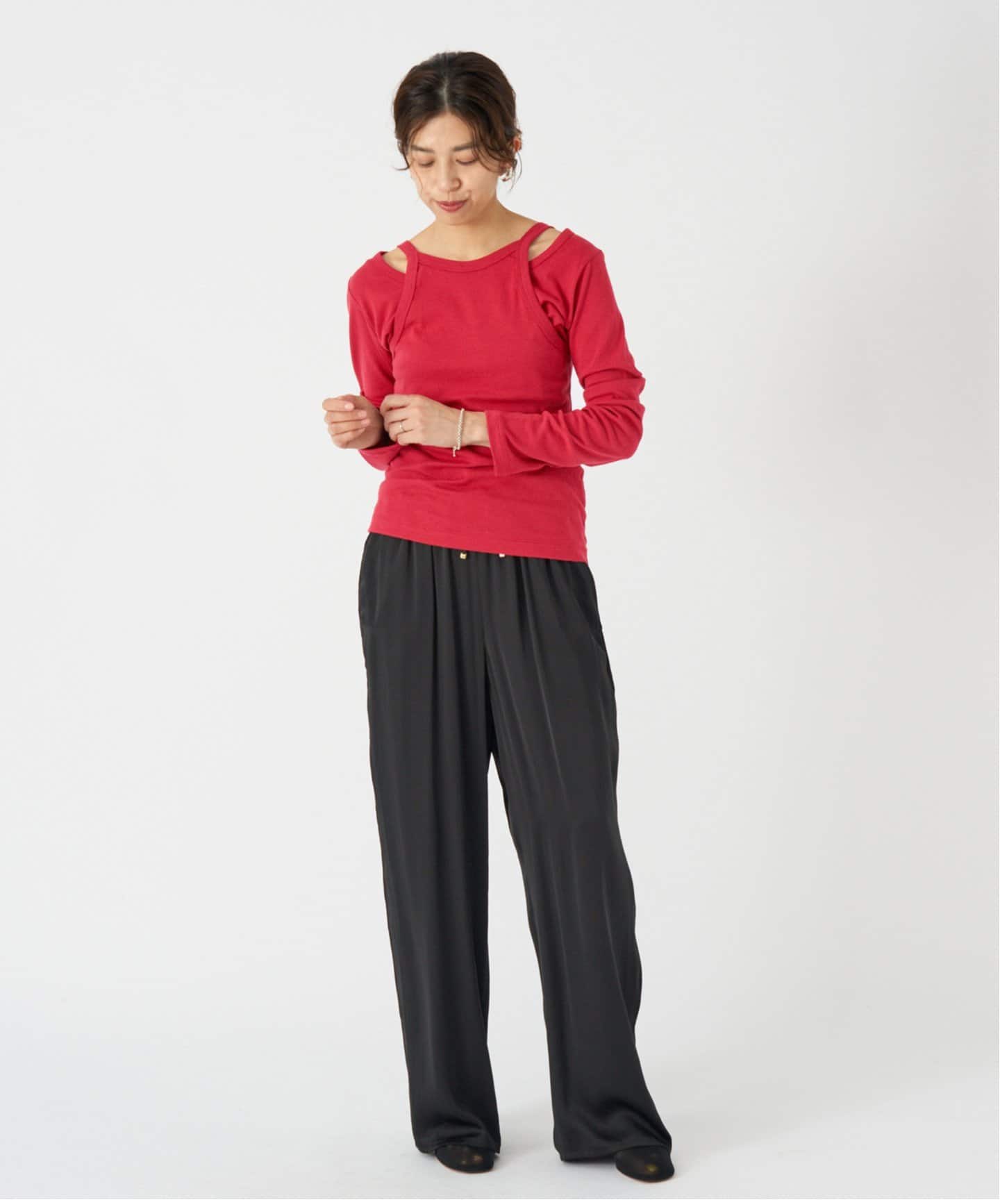 ONIT/オニット SHORT LS TEE+AS CAMI（Tシャツ／カットソー）｜IENA