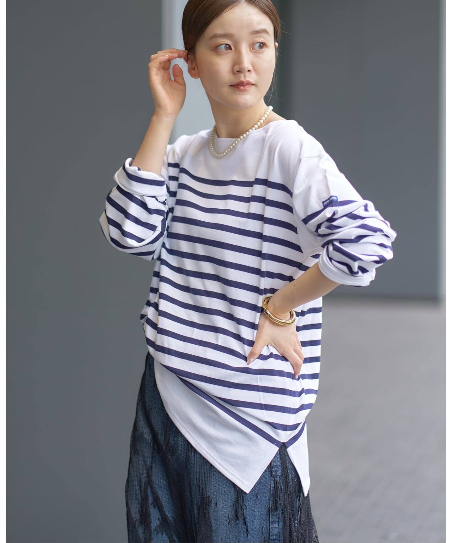 SAINT JAMES/セントジェームス NAVAL Tシャツ（Tシャツ／カットソー